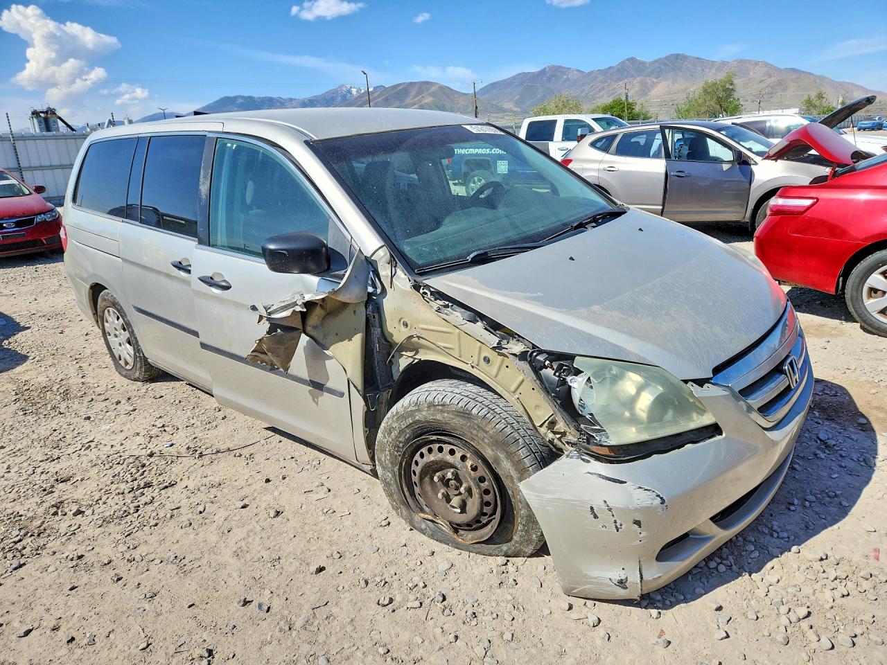 2006 Honda Odyssey Lx Серебряный vin: 5FNRL38256B033687