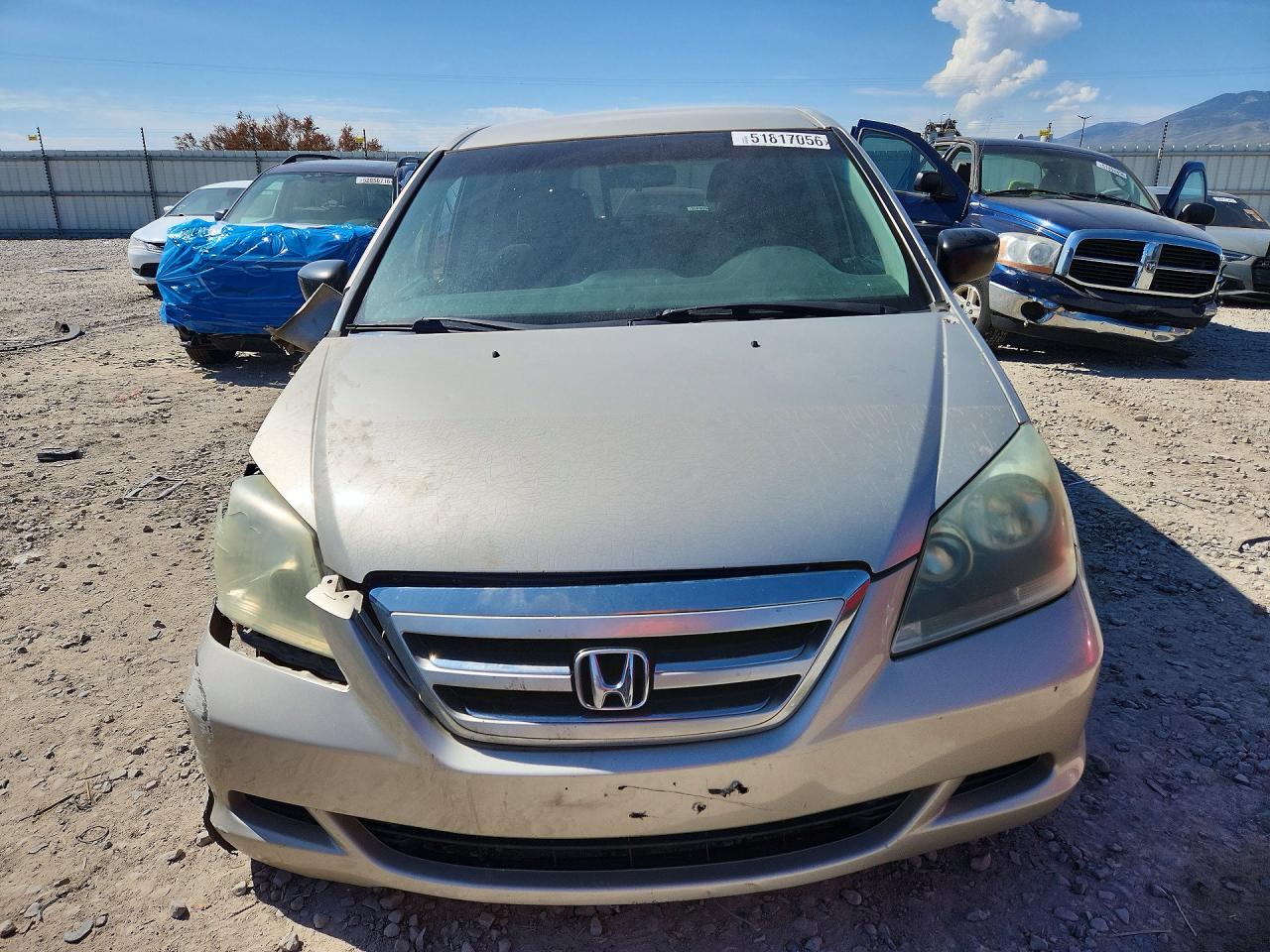 2006 Honda Odyssey Lx Серебряный vin: 5FNRL38256B033687