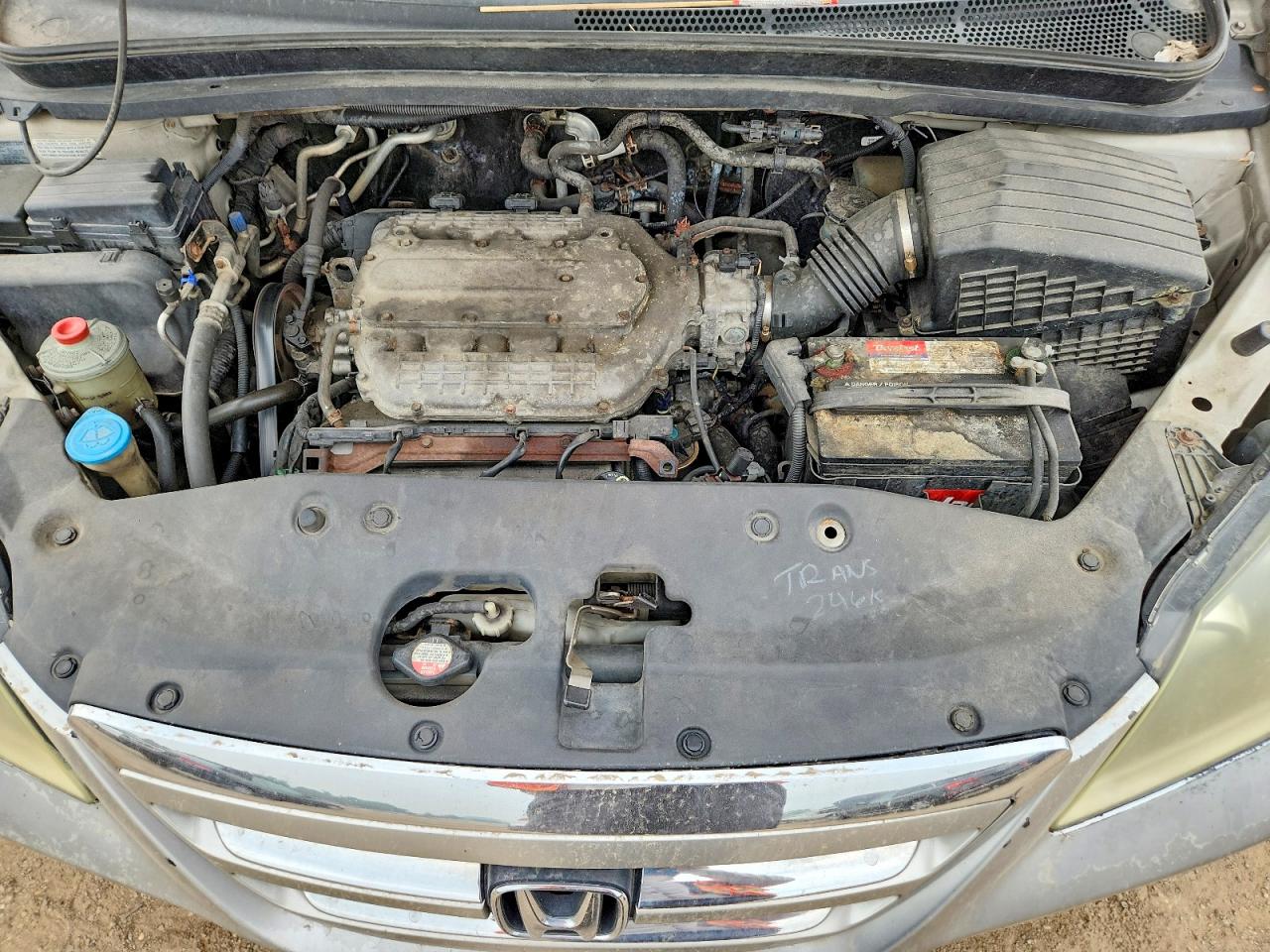 2006 Honda Odyssey Lx Silver vin: 5FNRL38256B074806