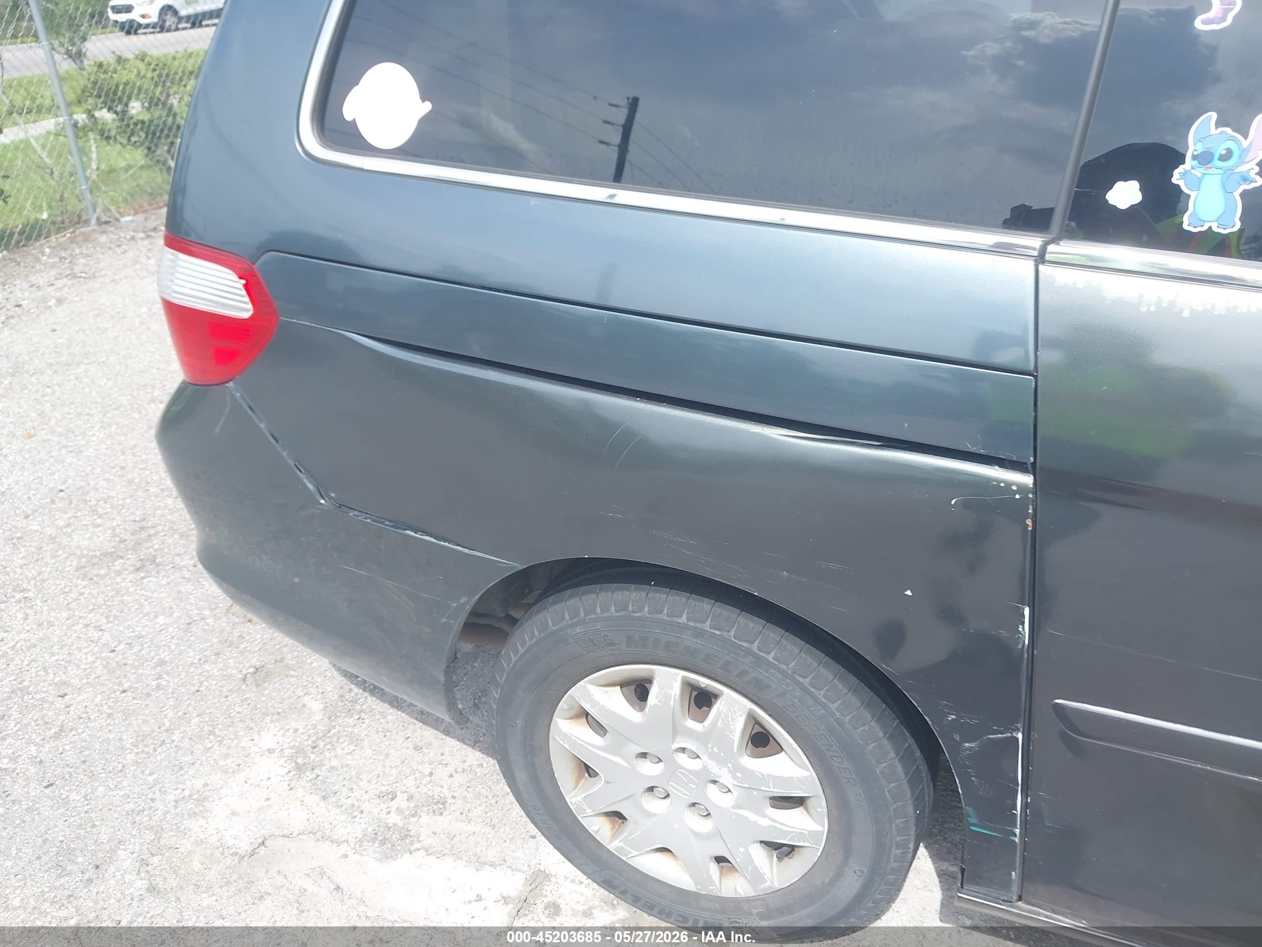 2006 Honda Odyssey Lx Синий vin: 5FNRL38256B108534