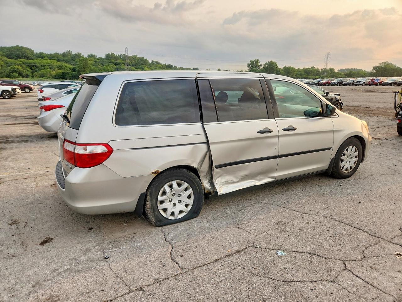 2007 Honda Odyssey Lx Gold vin: 5FNRL38257B051253