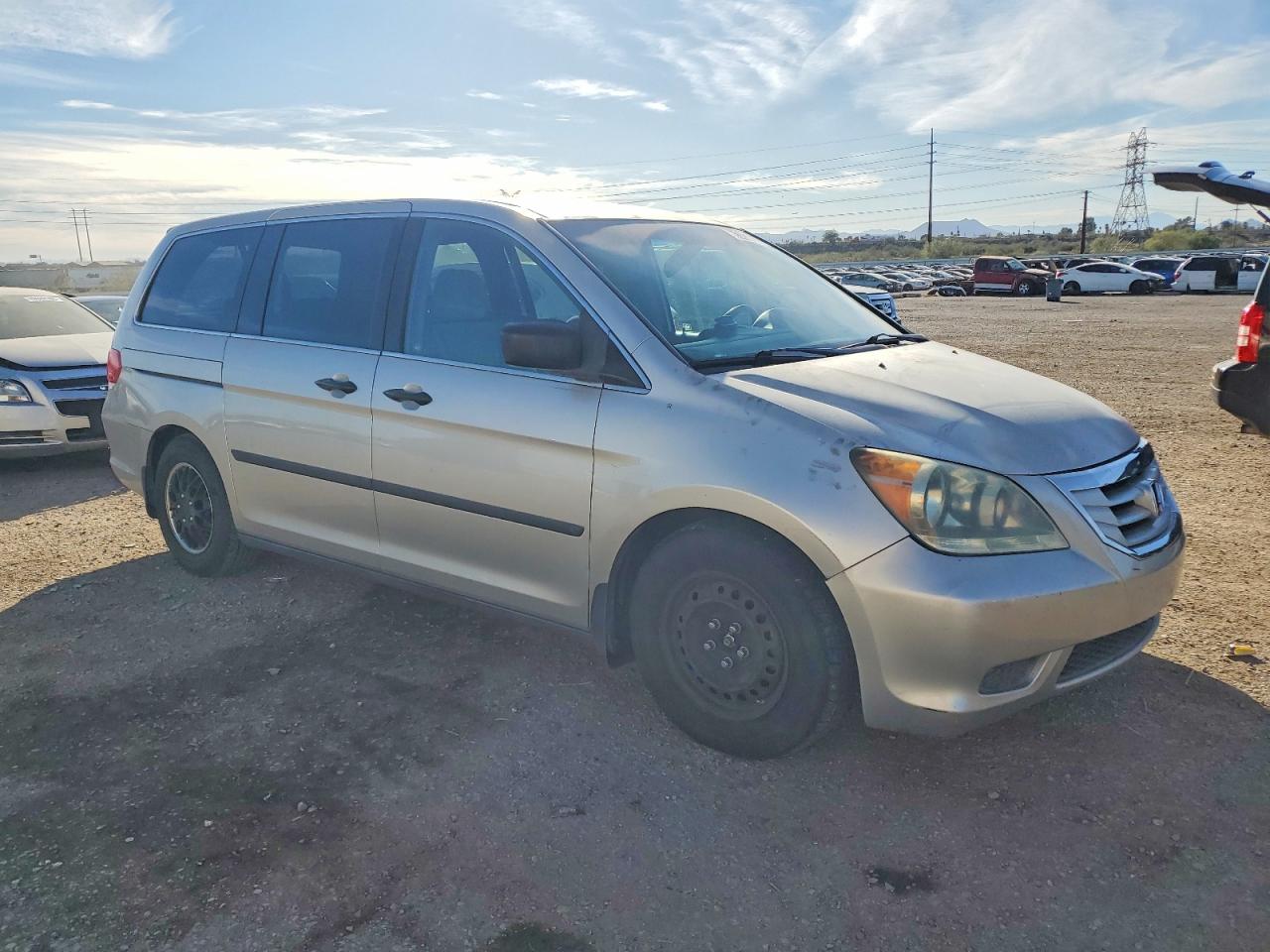 2008 Honda Odyssey Lx Silver vin: 5FNRL38258B035605