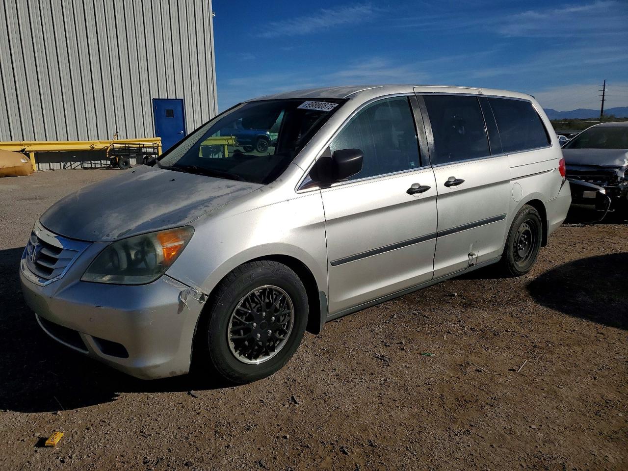 2008 Honda Odyssey Lx Silver vin: 5FNRL38258B035605