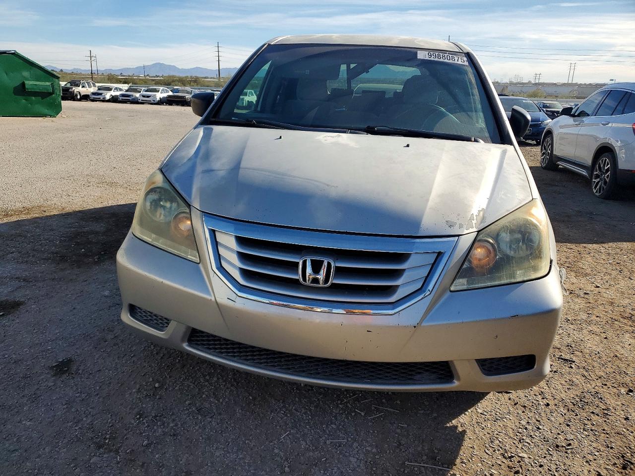 2008 Honda Odyssey Lx Silver vin: 5FNRL38258B035605