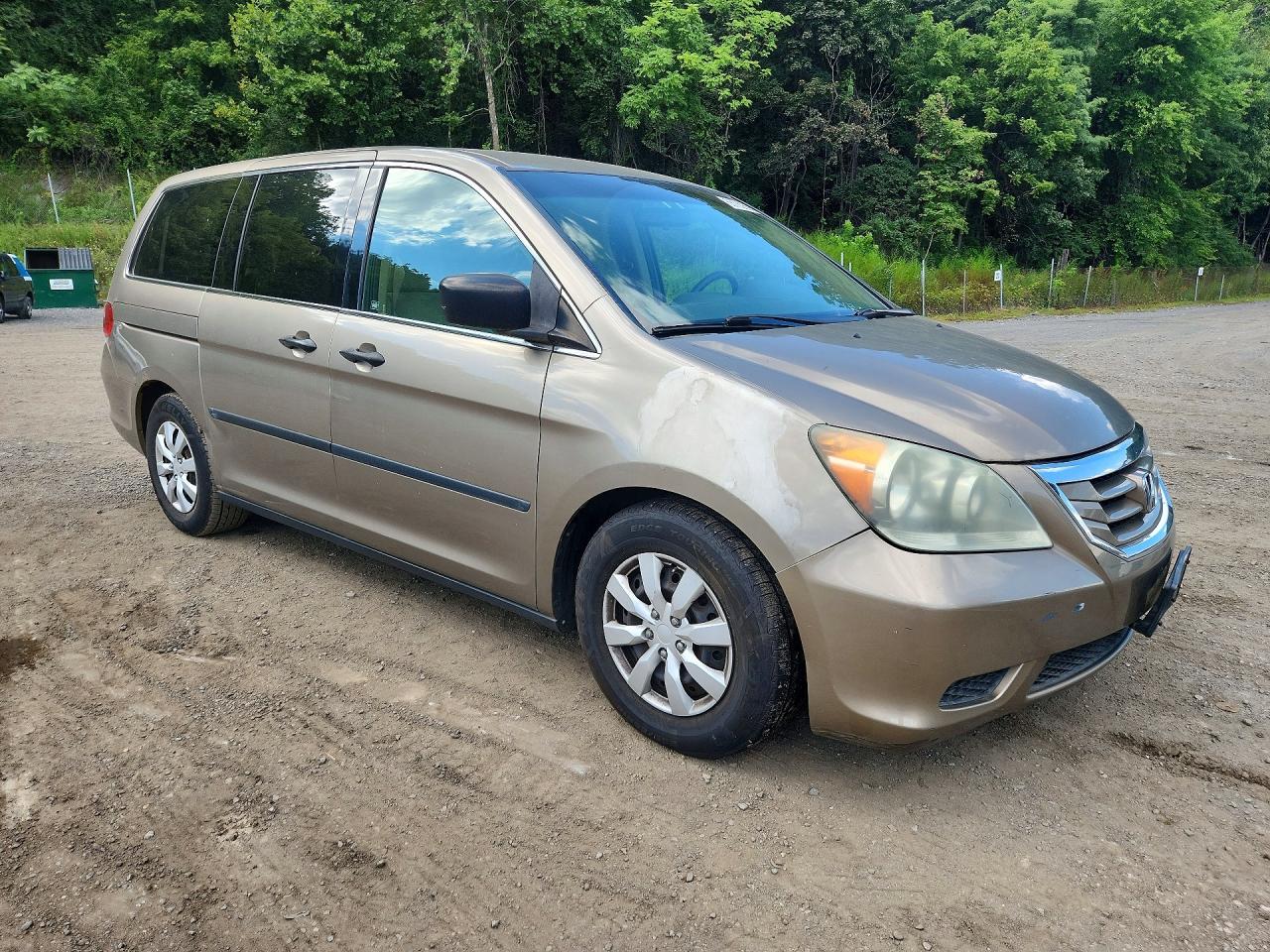 2008 Honda Odyssey Lx Золотой vin: 5FNRL38258B113476