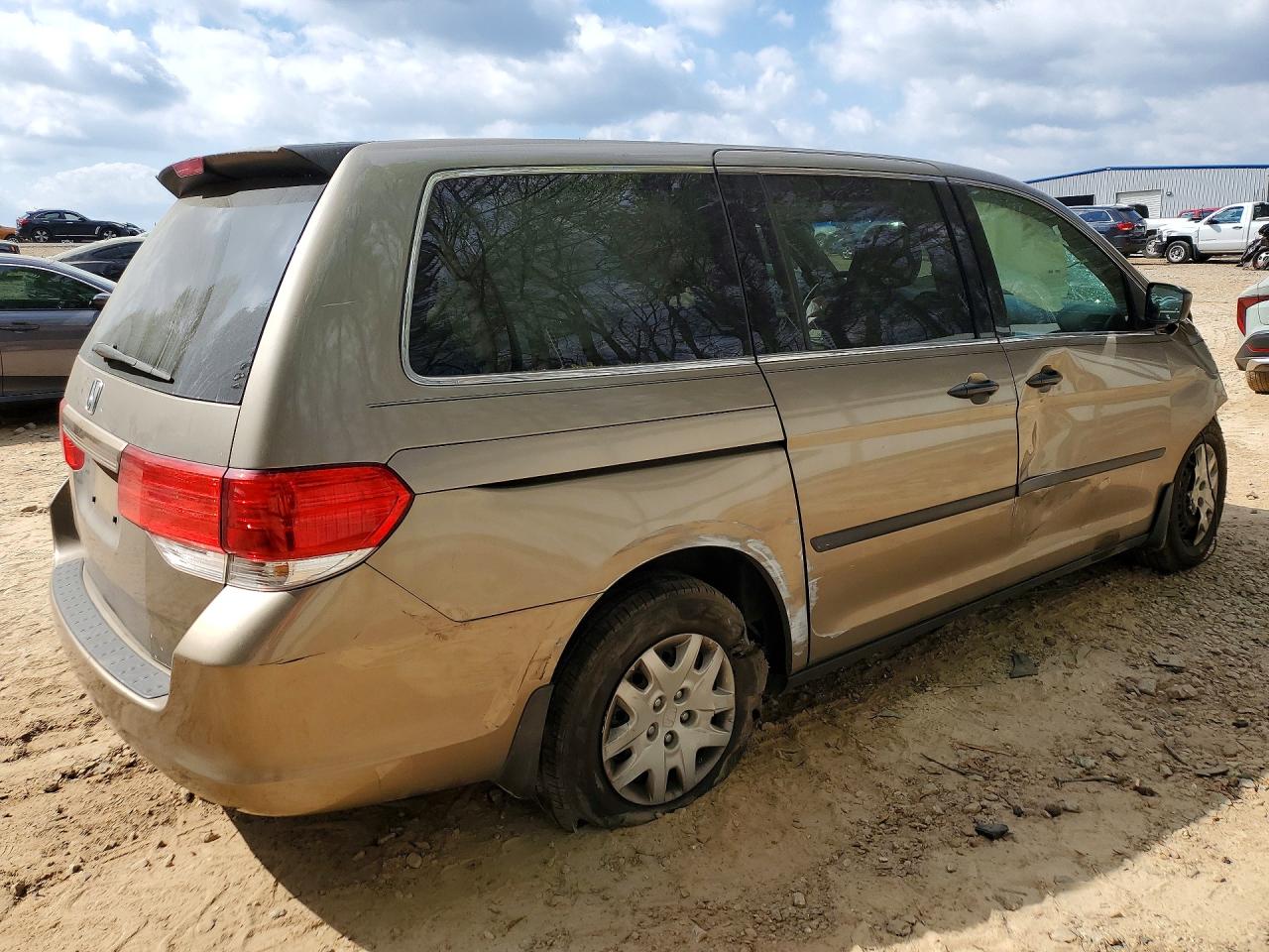 2009 Honda Odyssey Lx Gray vin: 5FNRL38259B018532