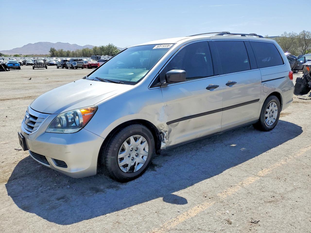 2009 Honda Odyssey Lx Silver vin: 5FNRL38259B022709
