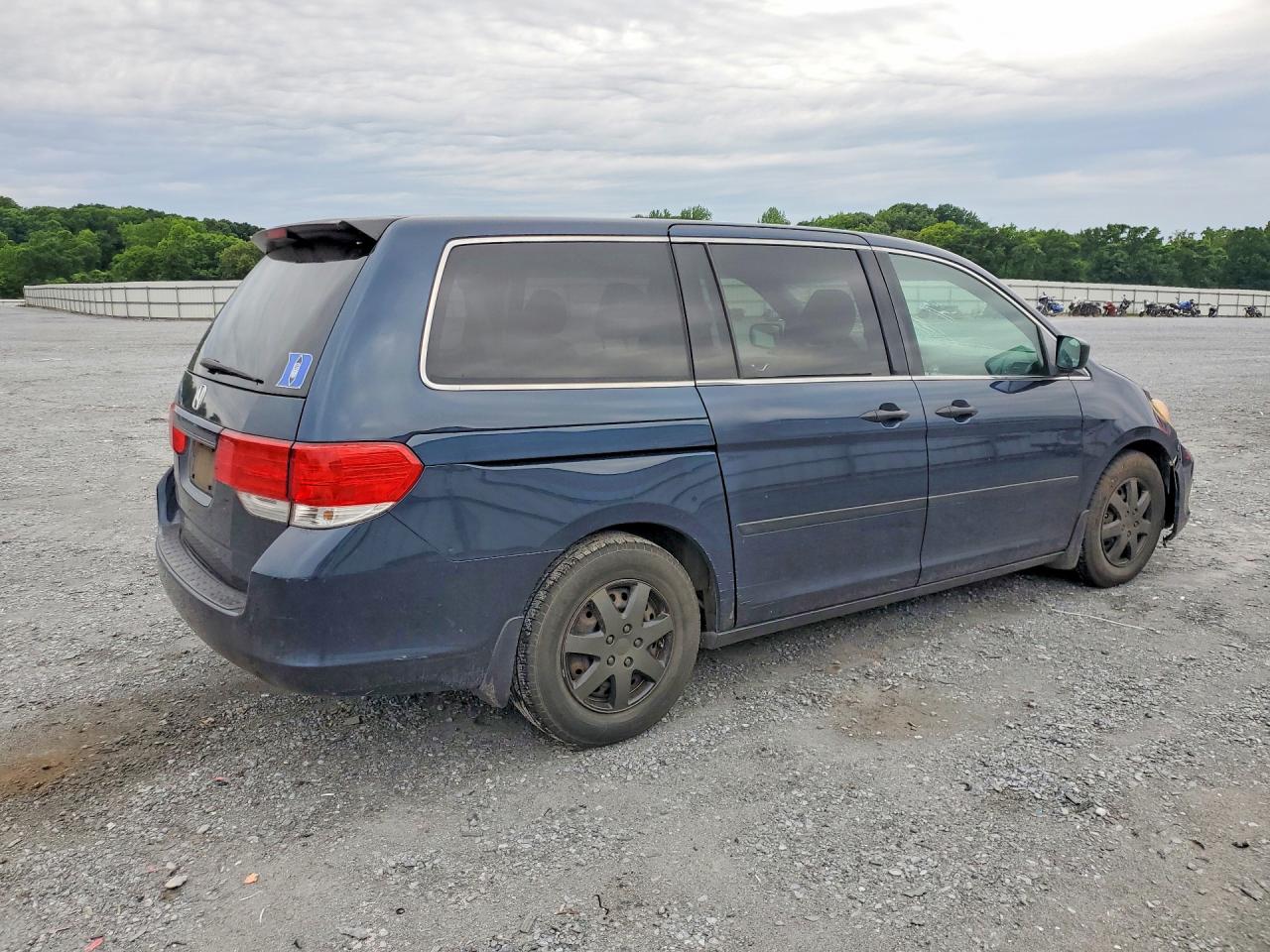 2009 Honda Odyssey Lx Blue vin: 5FNRL38259B055788