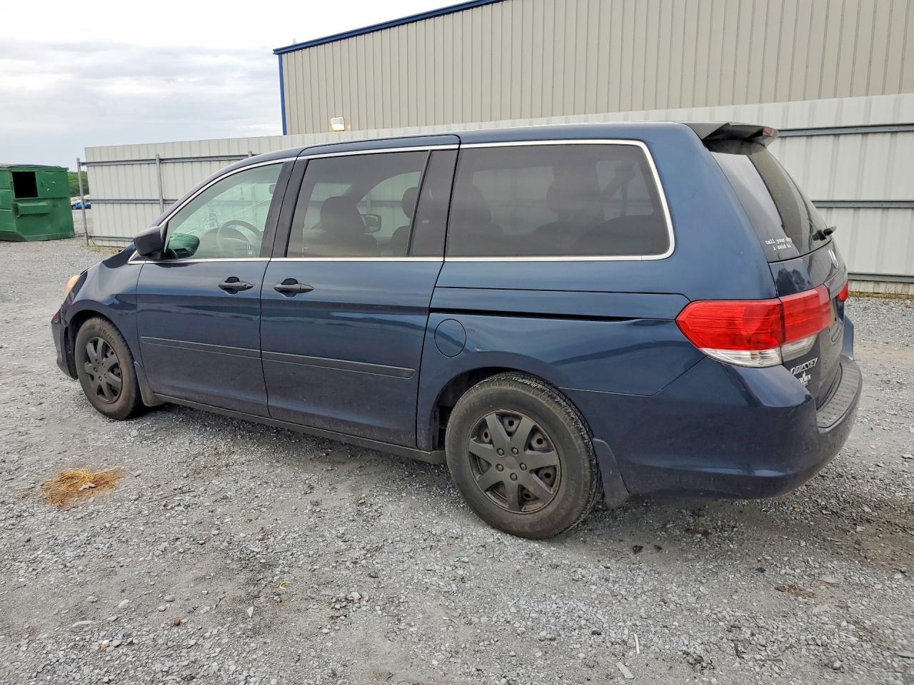 2009 Honda Odyssey Lx Blue vin: 5FNRL38259B055788