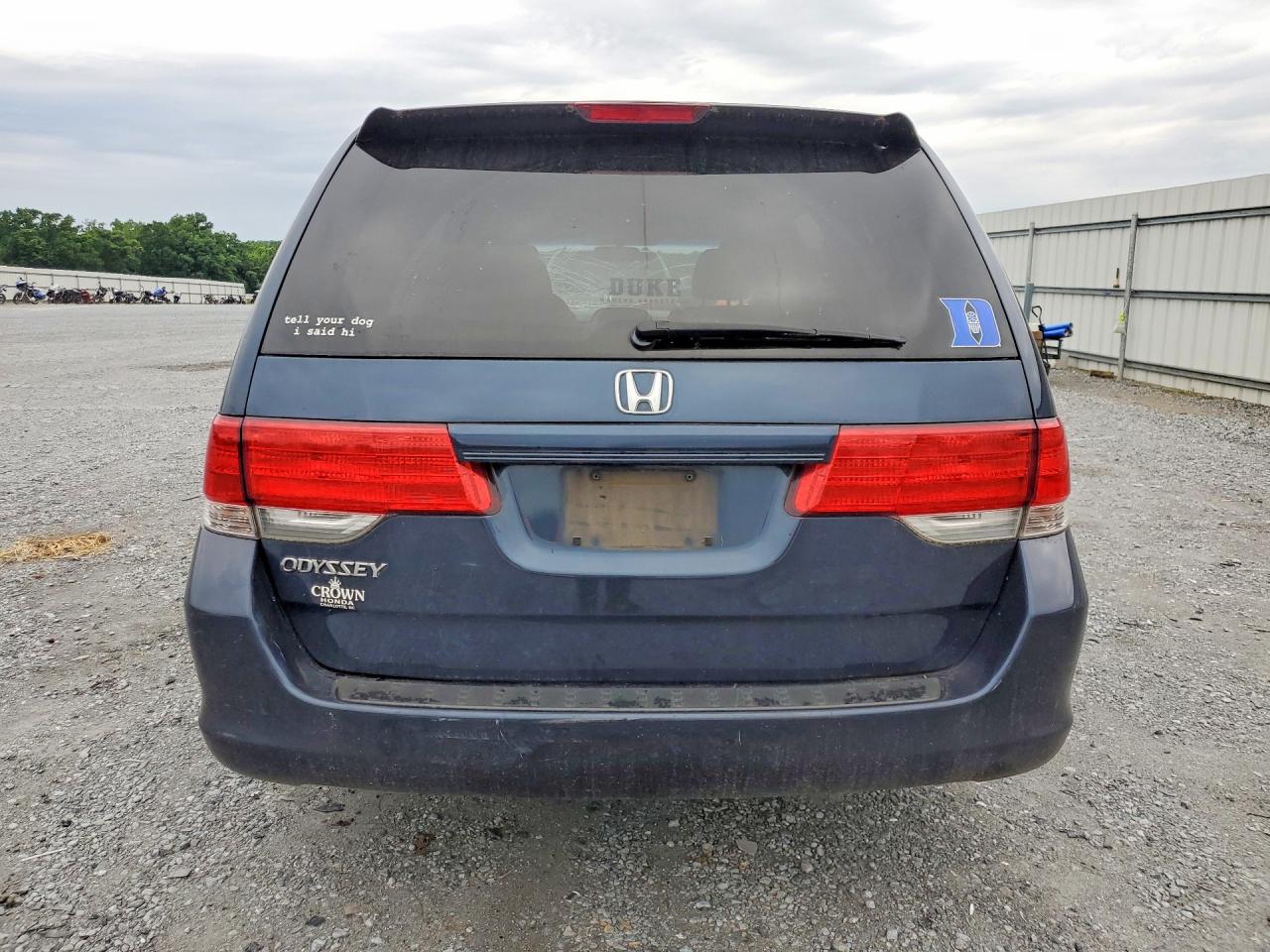 2009 Honda Odyssey Lx Blue vin: 5FNRL38259B055788