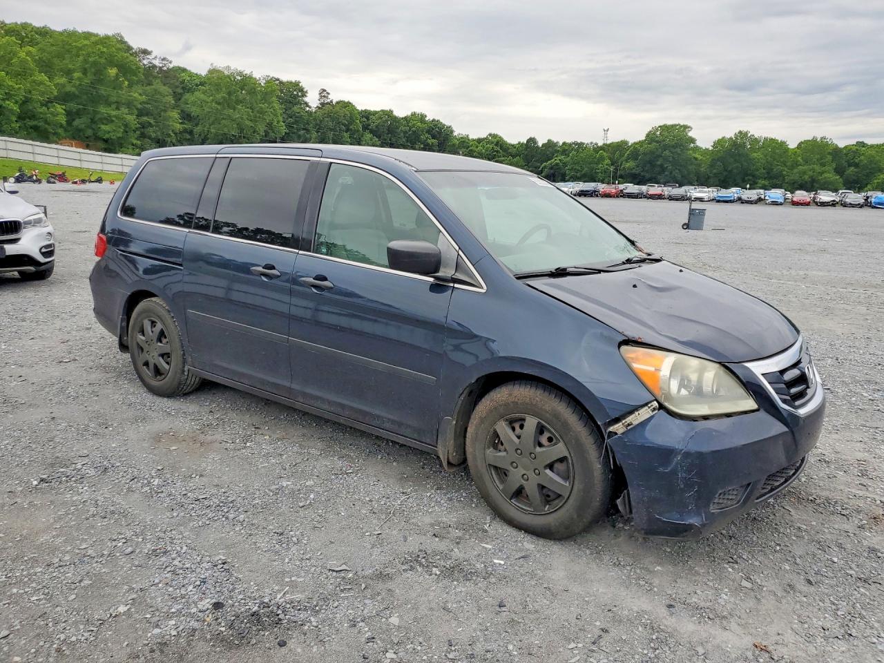 2009 Honda Odyssey Lx Blue vin: 5FNRL38259B055788