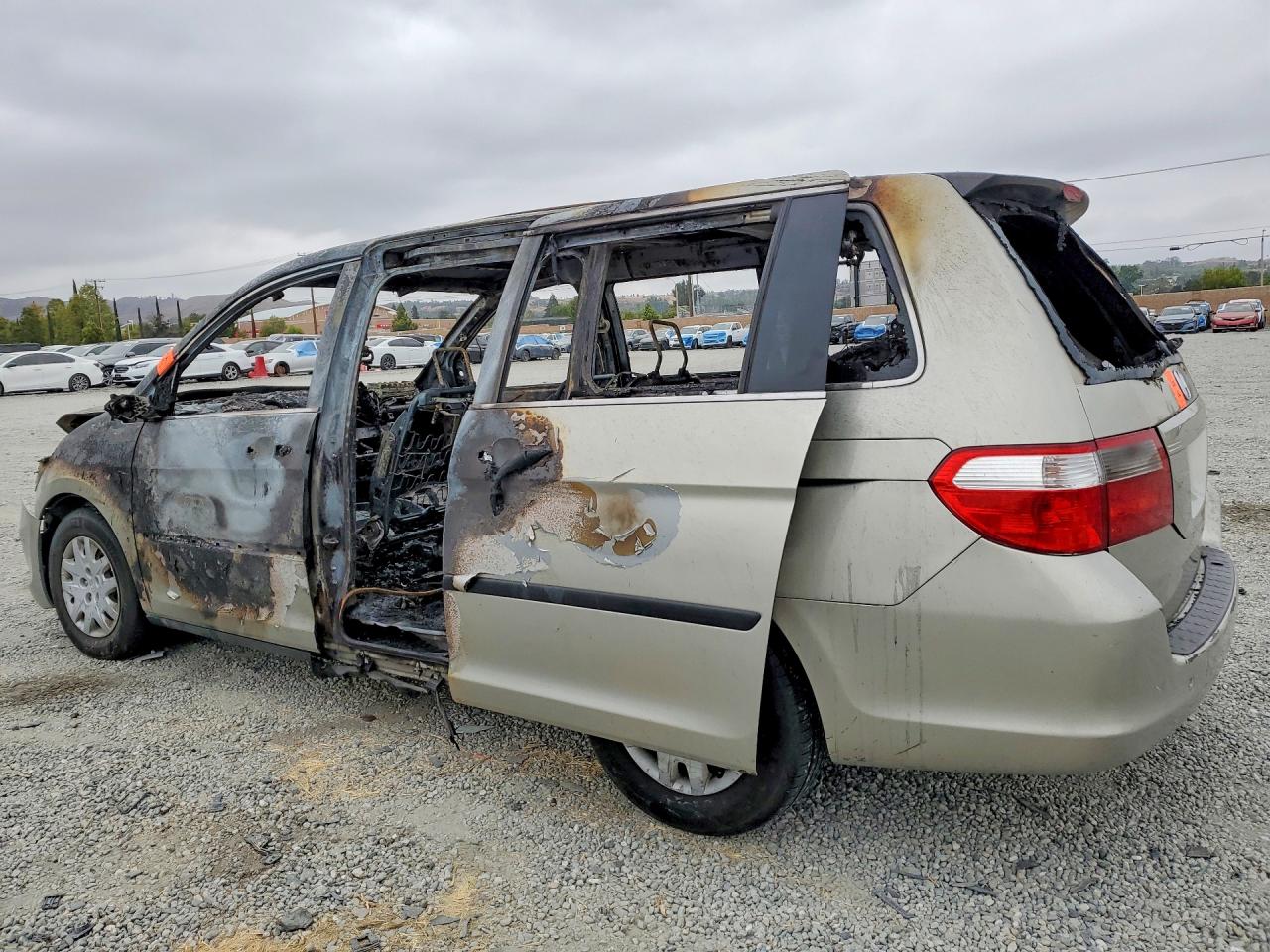 2006 Honda Odyssey Lx Бежевый vin: 5FNRL38266B123396
