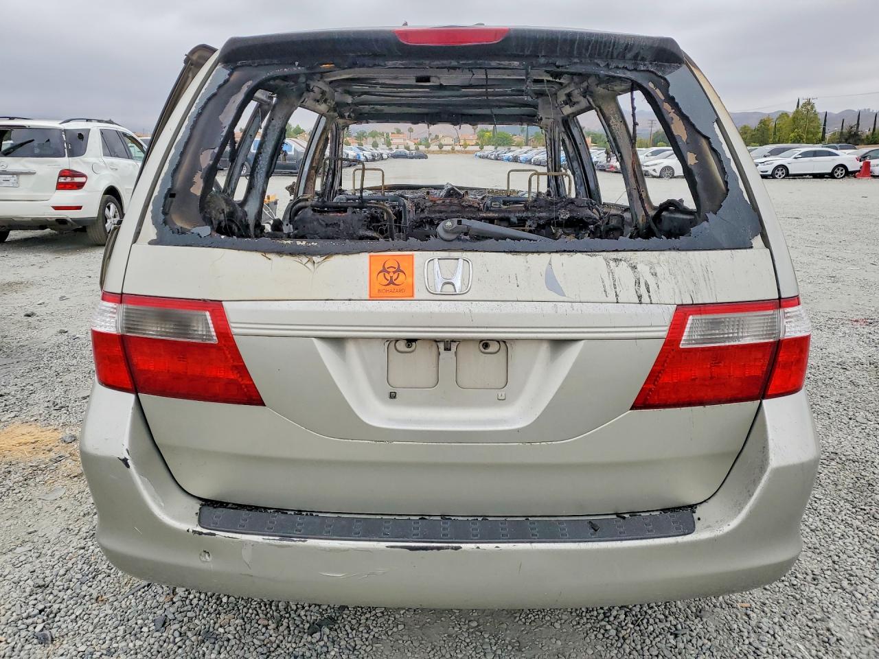 2006 Honda Odyssey Lx Бежевый vin: 5FNRL38266B123396
