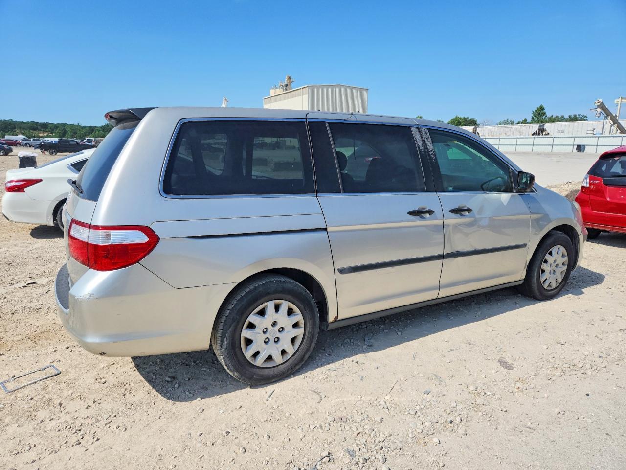 2006 Honda Odyssey Lx Gray vin: 5FNRL38266B129635