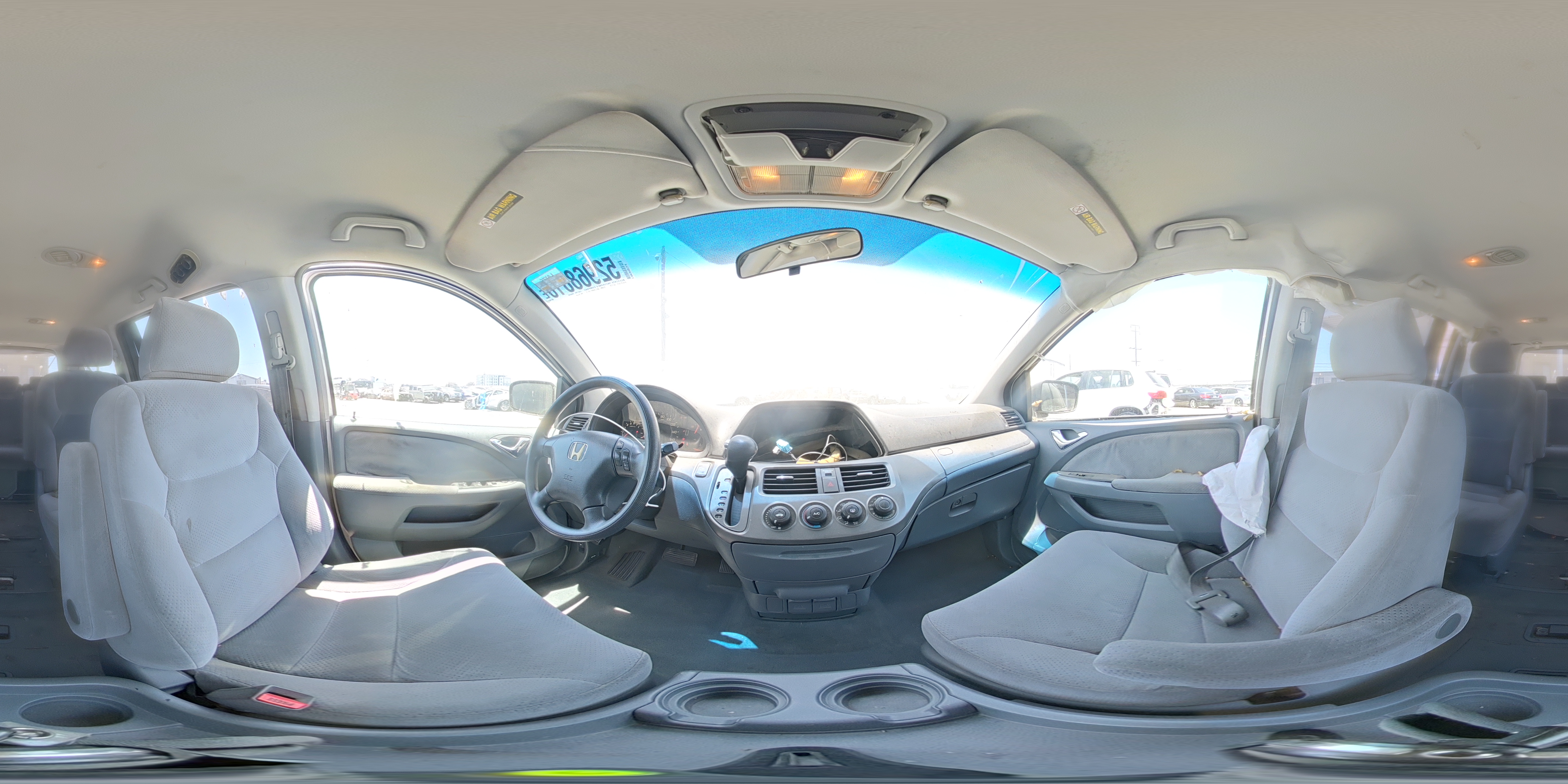 2007 Honda Odyssey Lx Серебряный vin: 5FNRL38267B008556