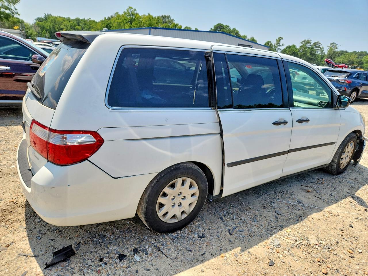 2007 Honda Odyssey Lx Белый vin: 5FNRL38267B043081