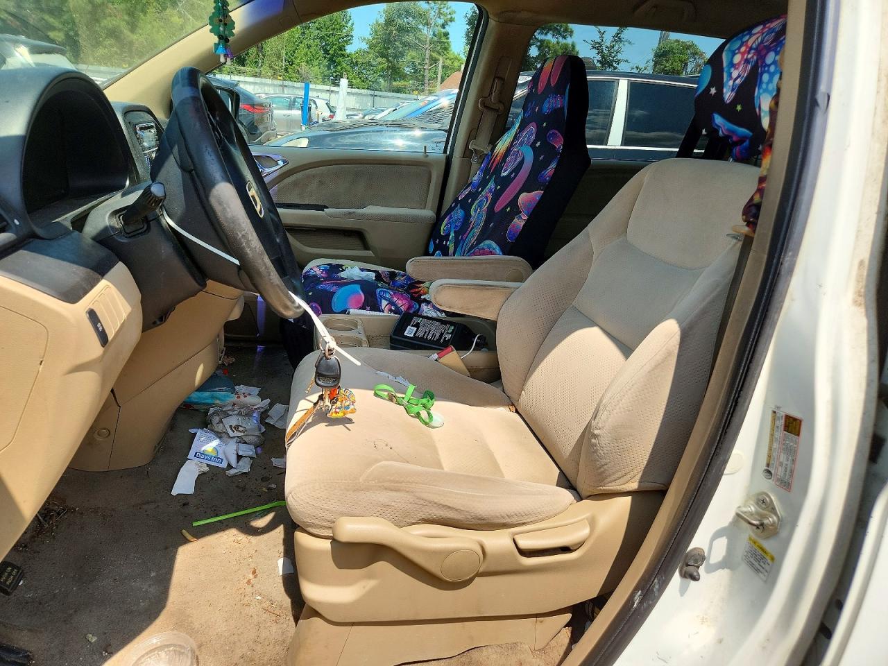2007 Honda Odyssey Lx Белый vin: 5FNRL38267B043081