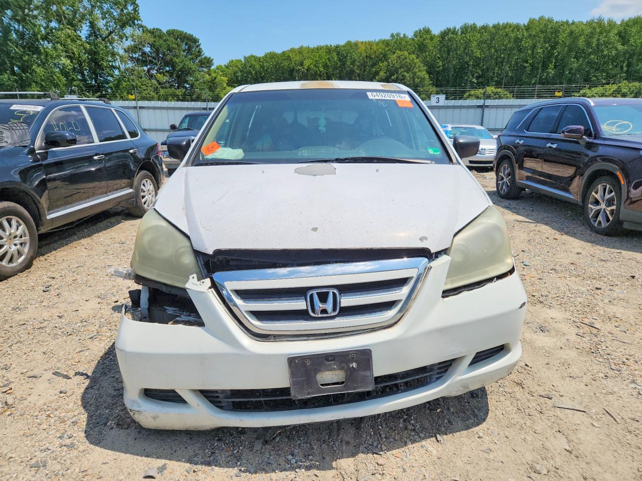 2007 Honda Odyssey Lx Белый vin: 5FNRL38267B043081