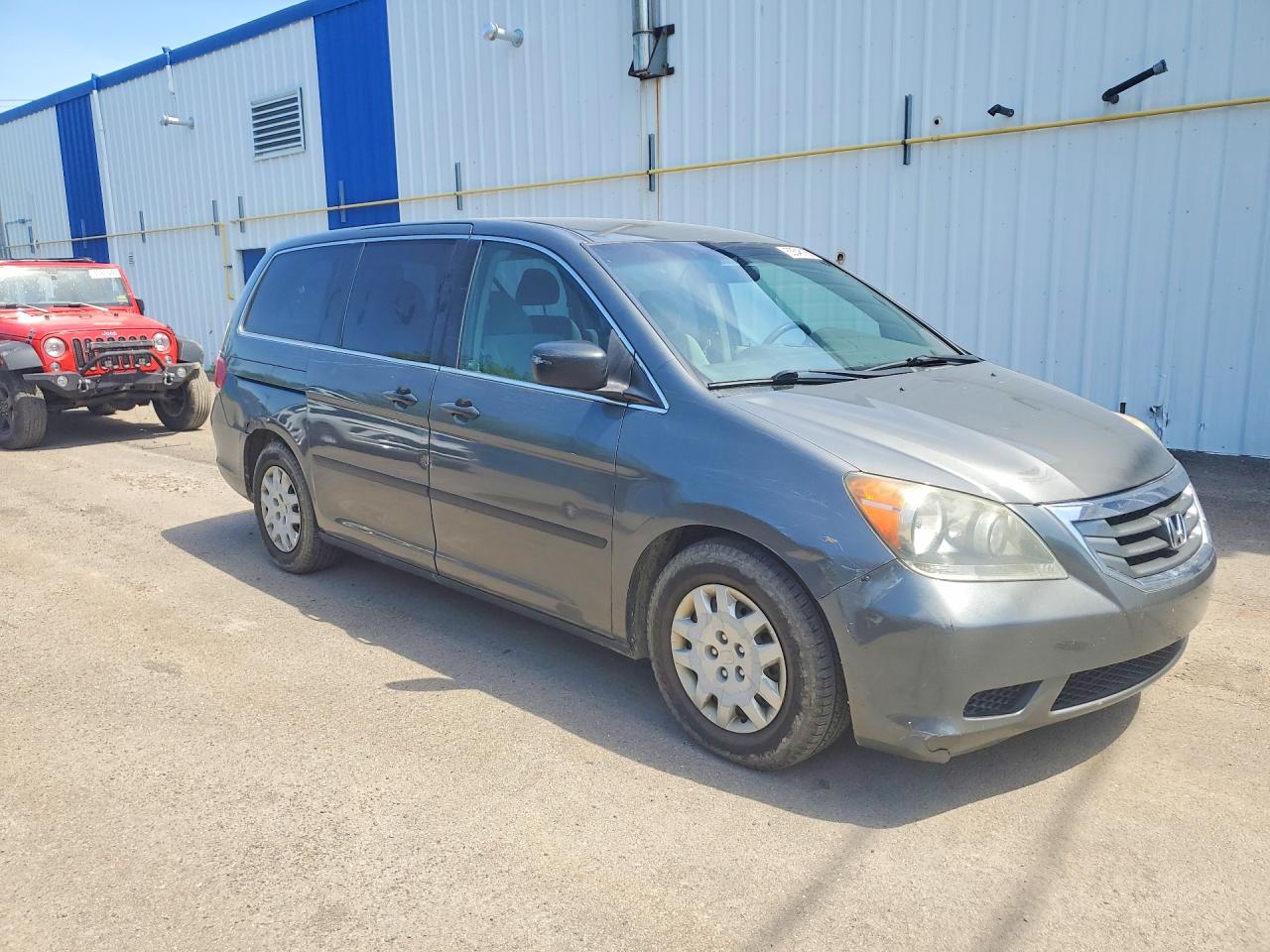 2008 Honda Odyssey Lx Gray vin: 5FNRL38268B001821