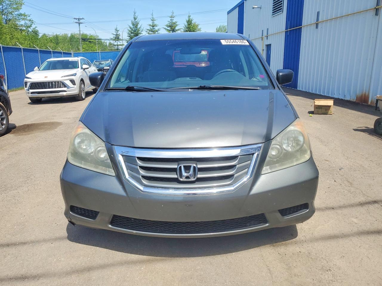 2008 Honda Odyssey Lx Gray vin: 5FNRL38268B001821