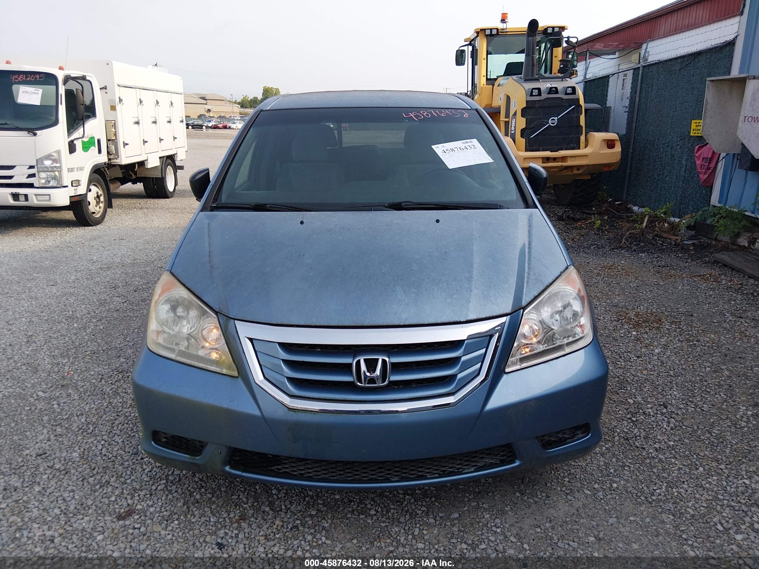 2009 Honda Odyssey Lx Blue vin: 5FNRL38269B052138