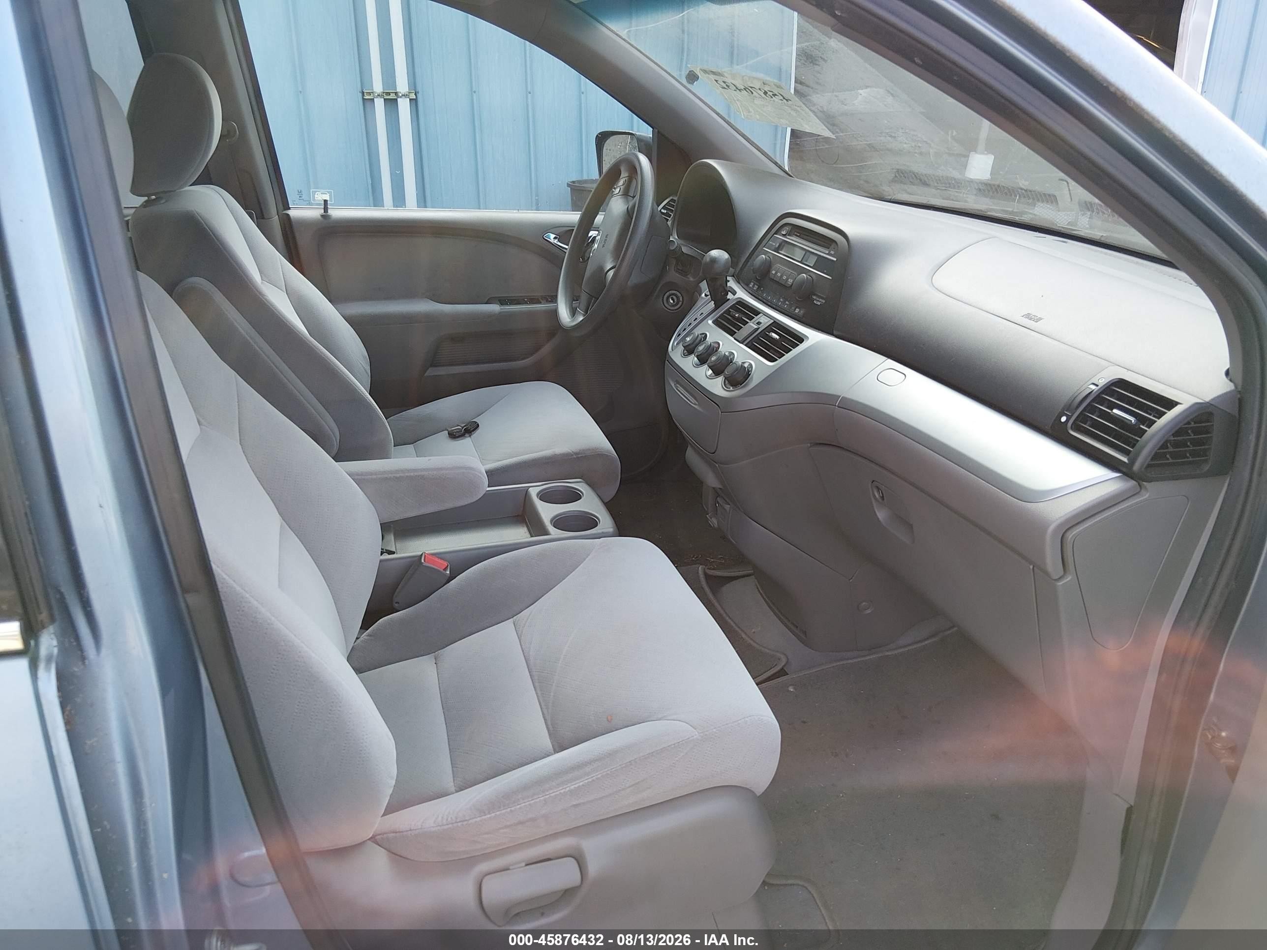 2009 Honda Odyssey Lx Blue vin: 5FNRL38269B052138