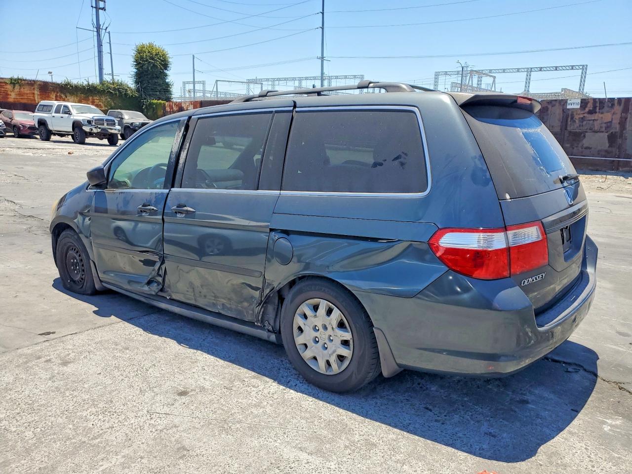 2006 Honda Odyssey Lx Gray vin: 5FNRL38276B072880