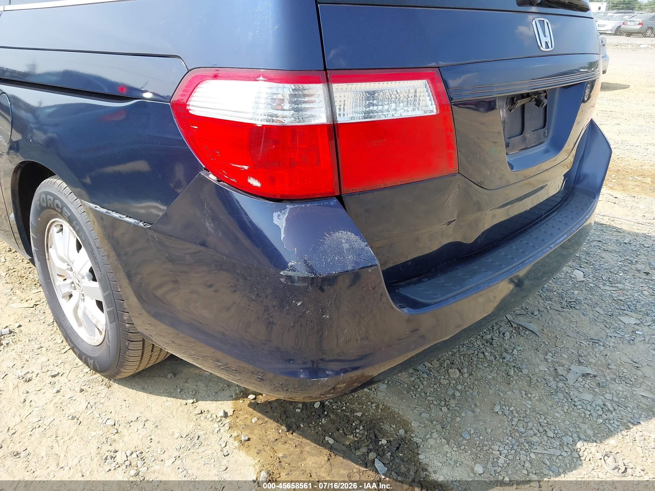 2006 Honda Odyssey Lx Blue vin: 5FNRL38276B128641