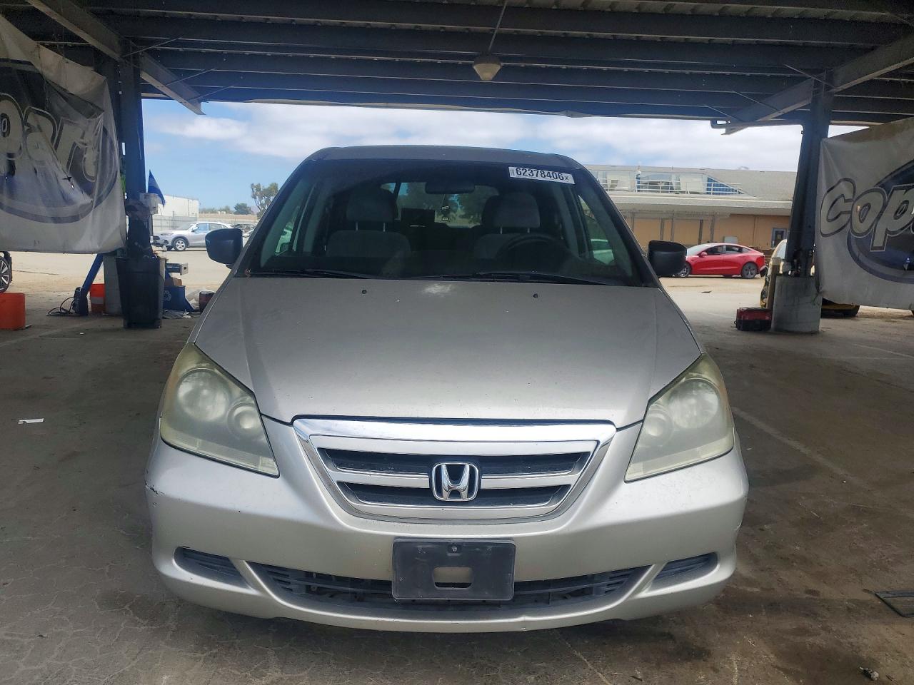 2007 Honda Odyssey Lx Silver vin: 5FNRL38277B048340