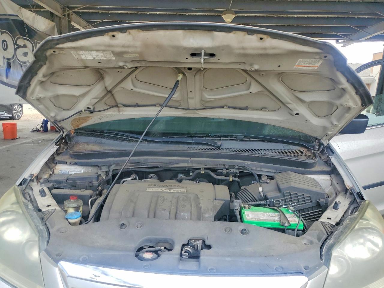 2007 Honda Odyssey Lx Silver vin: 5FNRL38277B048340