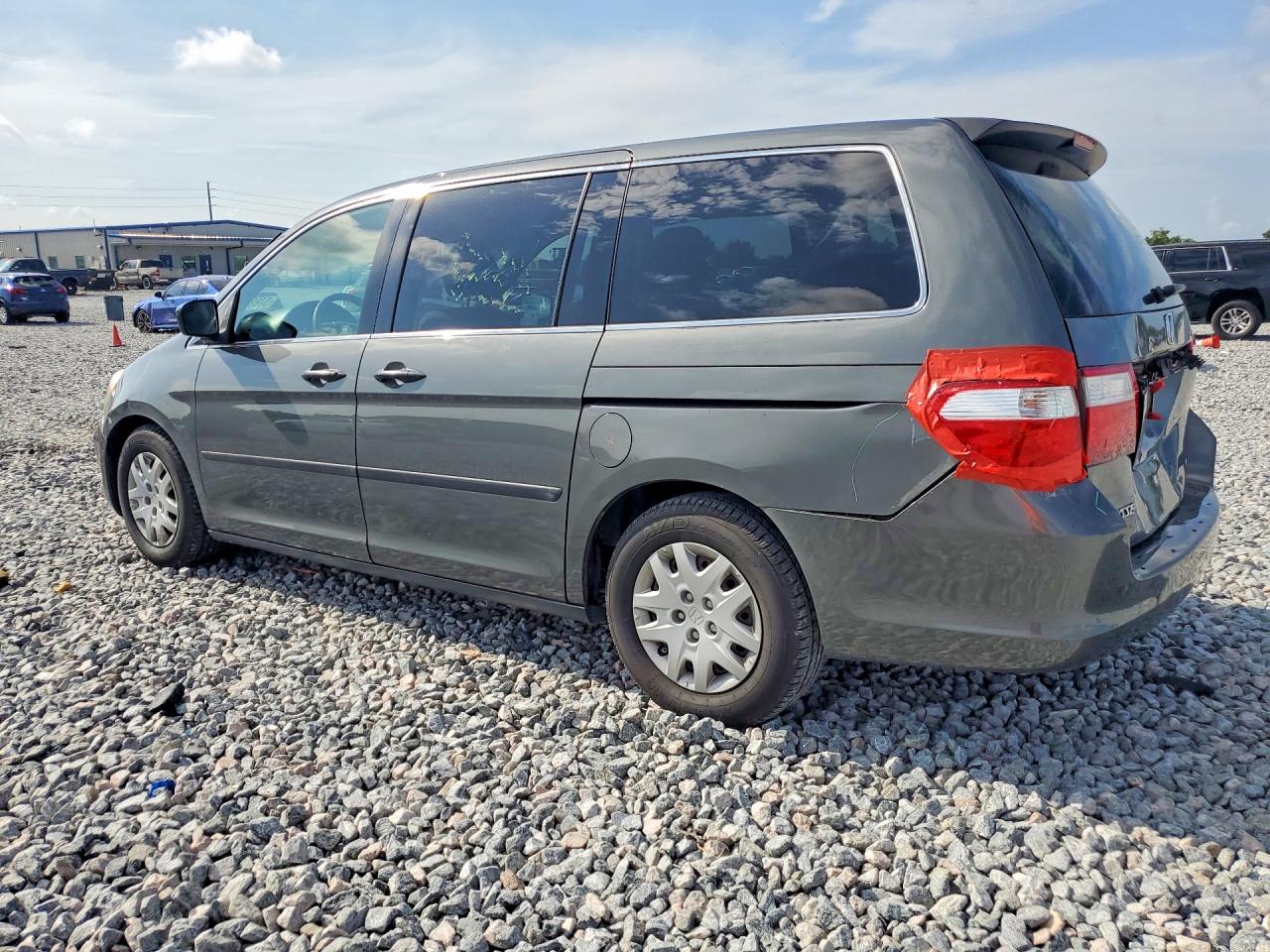 2007 Honda Odyssey Lx Gray vin: 5FNRL38277B061167
