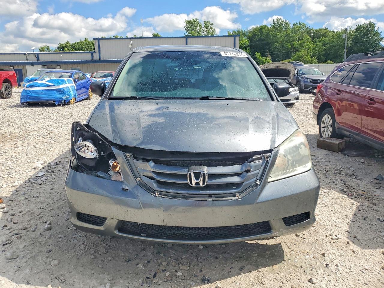 2008 Honda Odyssey Lx Gray vin: 5FNRL38278B026338
