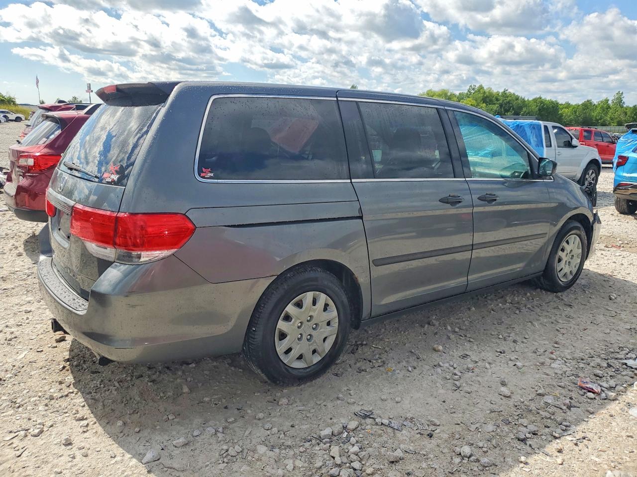 2008 Honda Odyssey Lx Gray vin: 5FNRL38278B026338