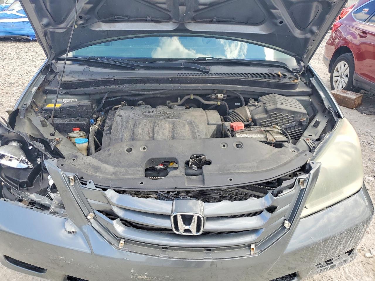 2008 Honda Odyssey Lx Gray vin: 5FNRL38278B026338