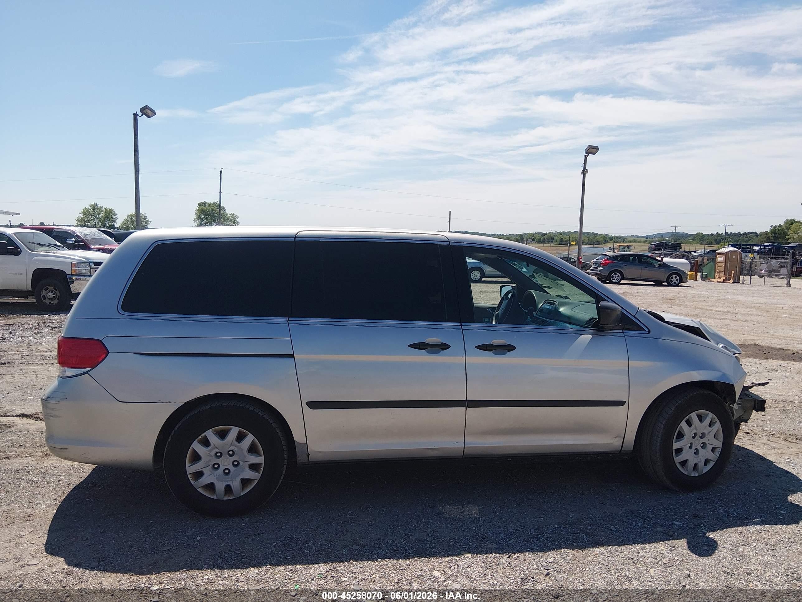 2008 Honda Odyssey Lx Серебряный vin: 5FNRL38278B089472