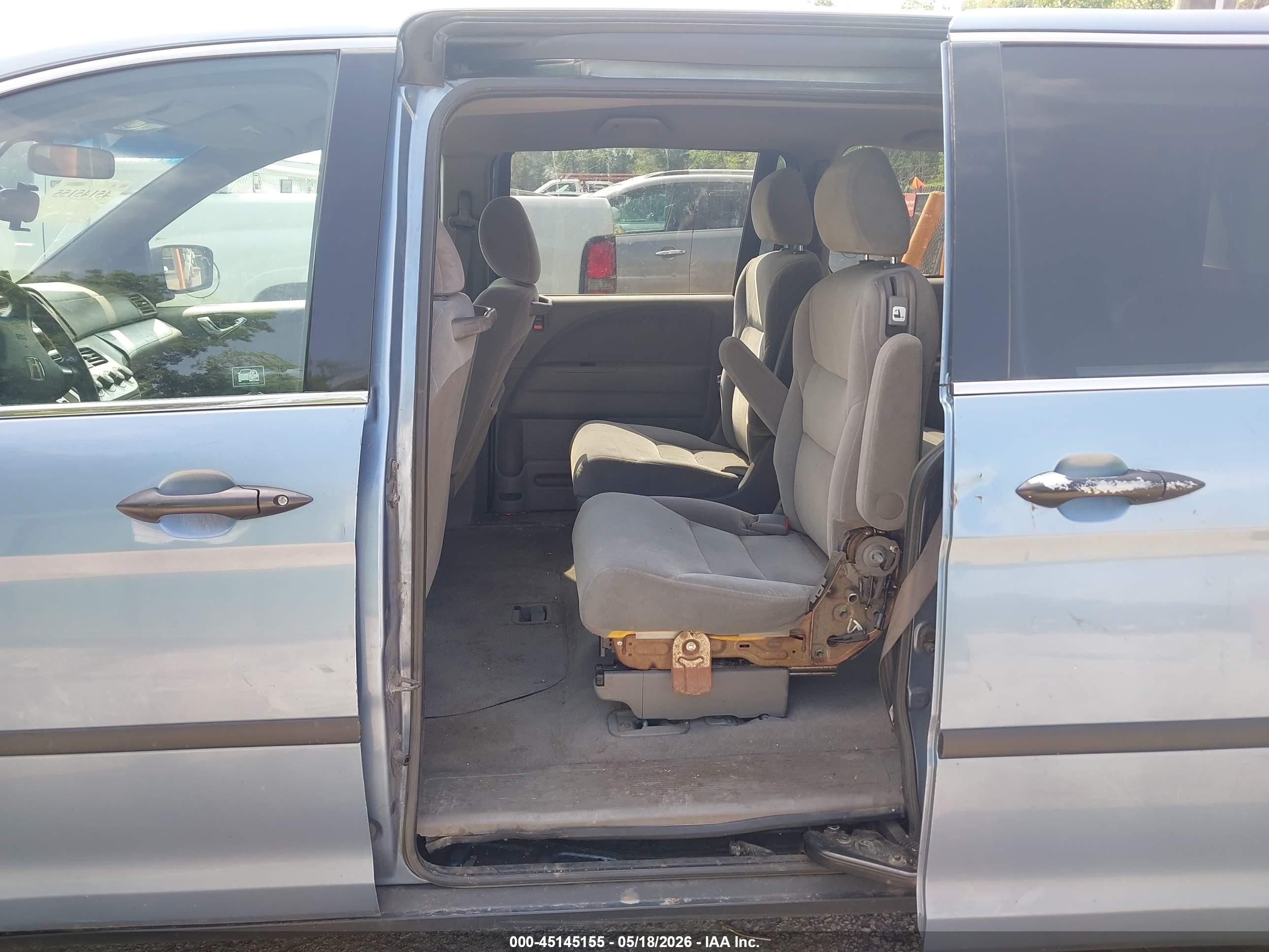 2009 Honda Odyssey Lx Синий vin: 5FNRL38279B028141