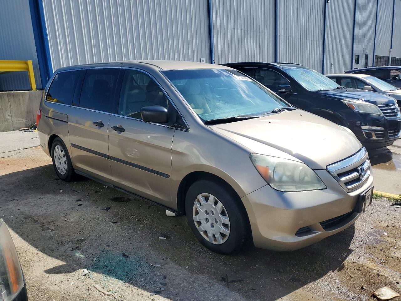 2005 Honda Odyssey Lx Tan vin: 5FNRL38285B099438
