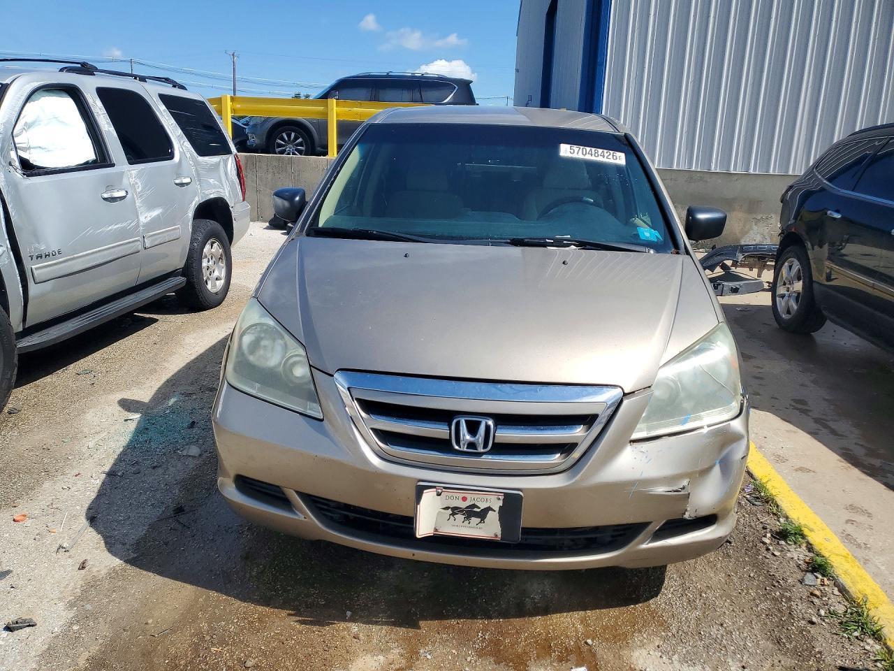 2005 Honda Odyssey Lx Tan vin: 5FNRL38285B099438
