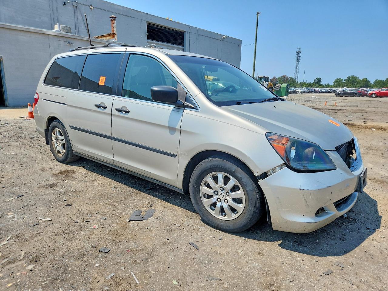 2006 Honda Odyssey Lx Silver vin: 5FNRL38286B062956