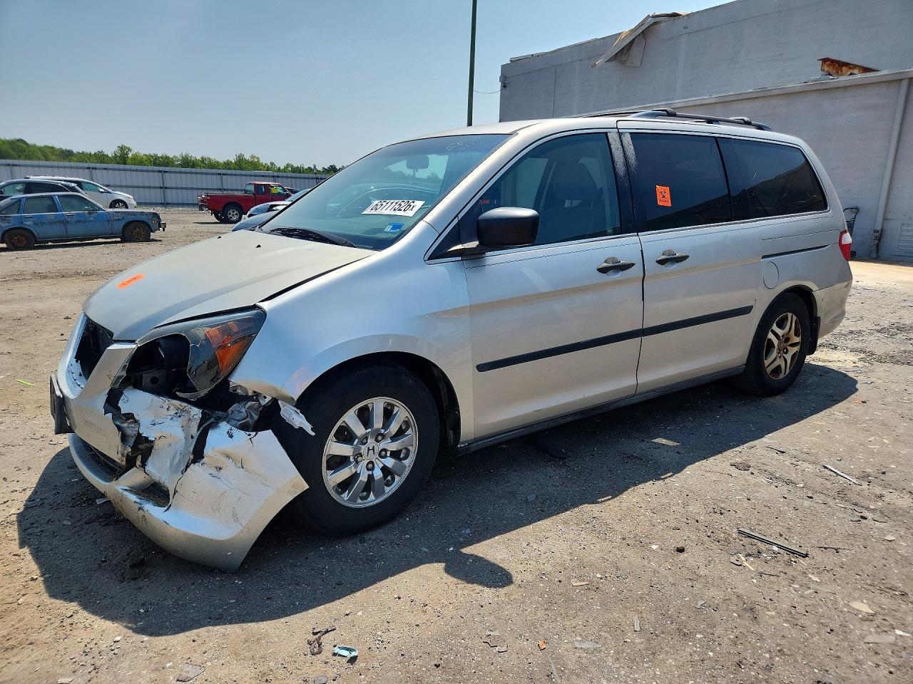 2006 Honda Odyssey Lx Silver vin: 5FNRL38286B062956