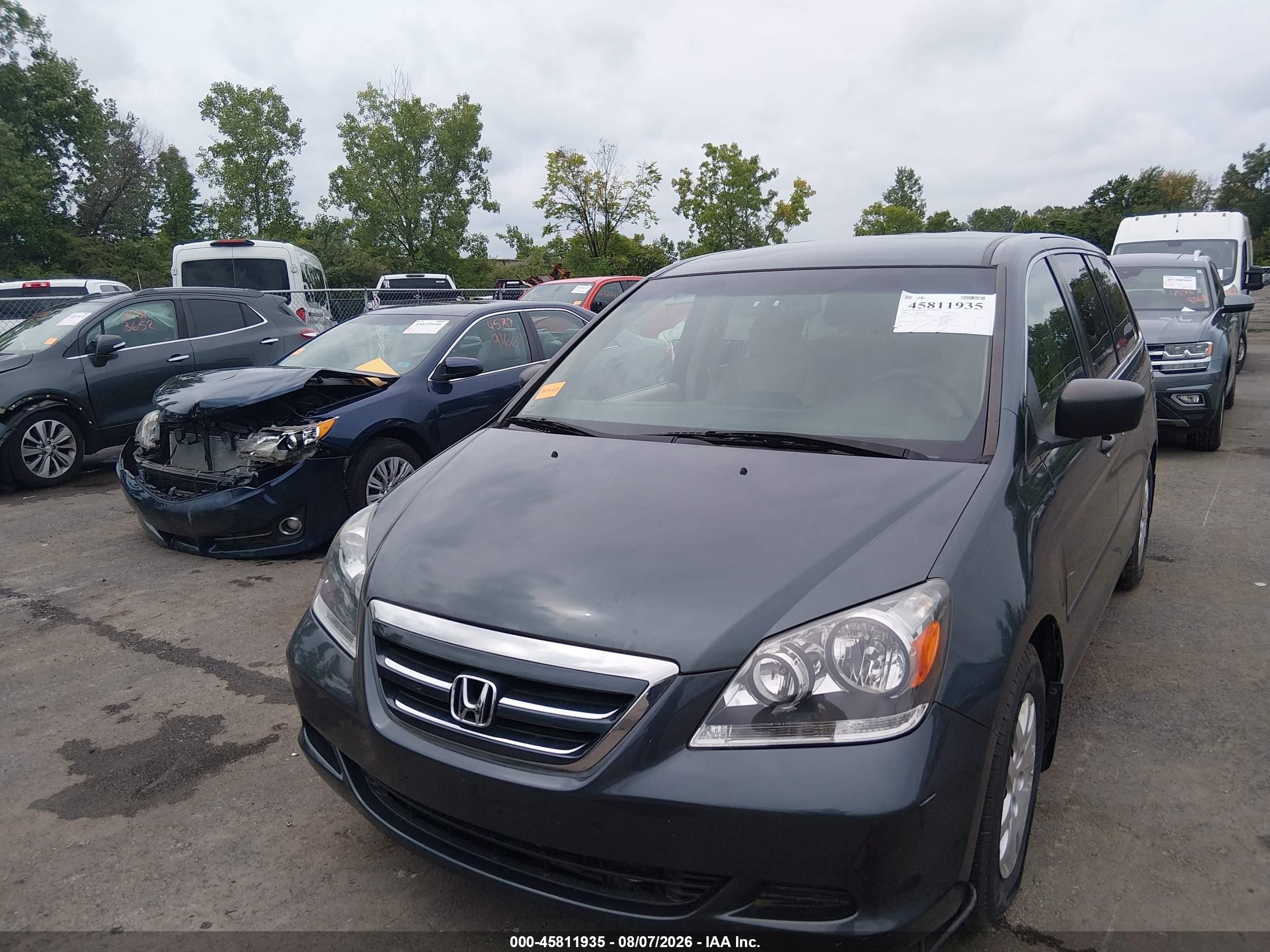 2006 Honda Odyssey Lx Blue vin: 5FNRL38286B101559