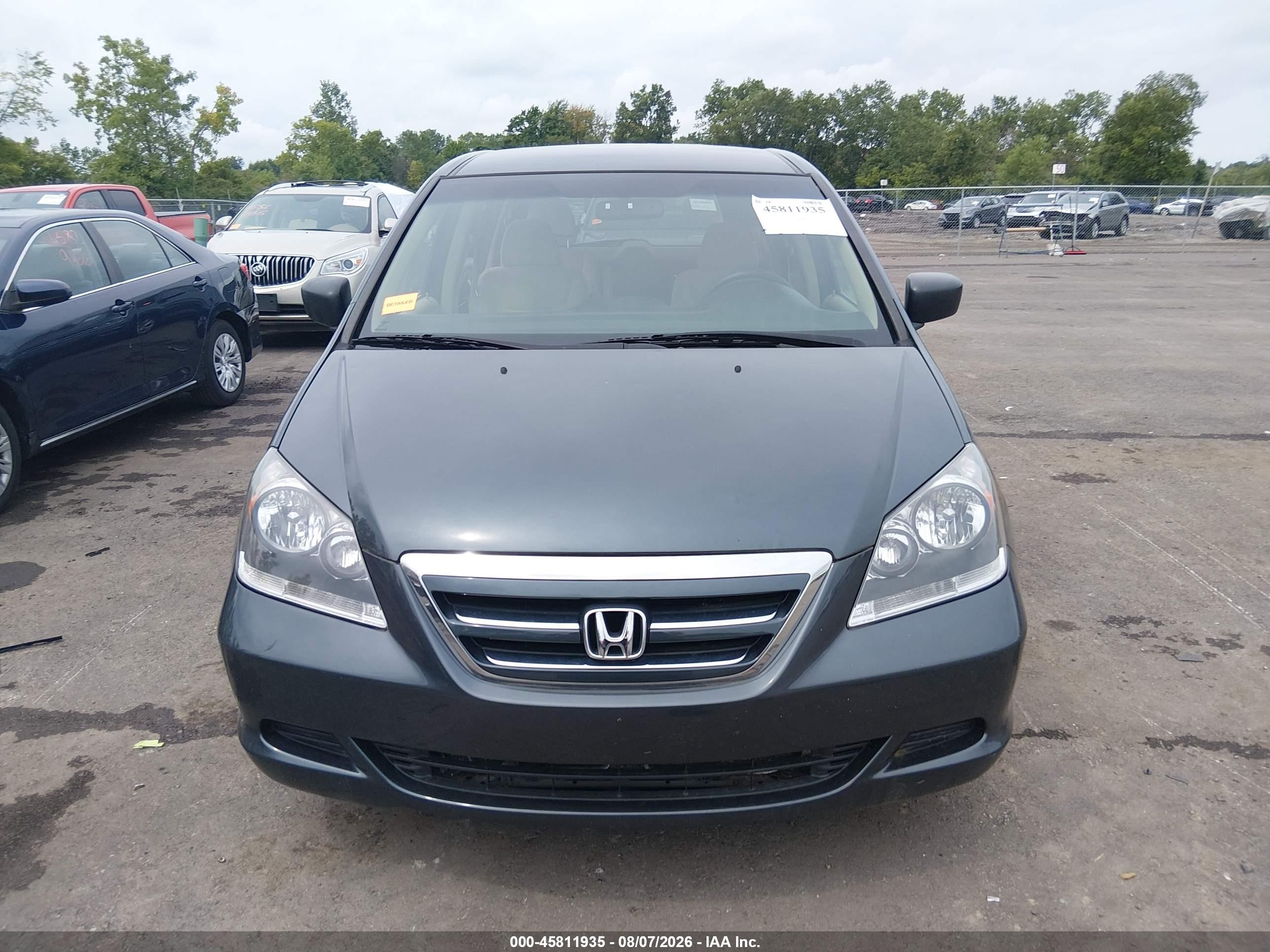 2006 Honda Odyssey Lx Blue vin: 5FNRL38286B101559