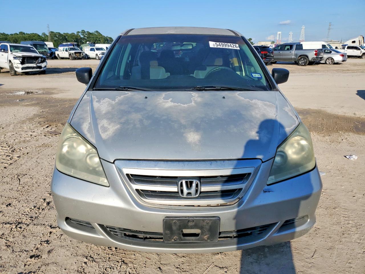 2007 Honda Odyssey Lx Silver vin: 5FNRL38287B077118