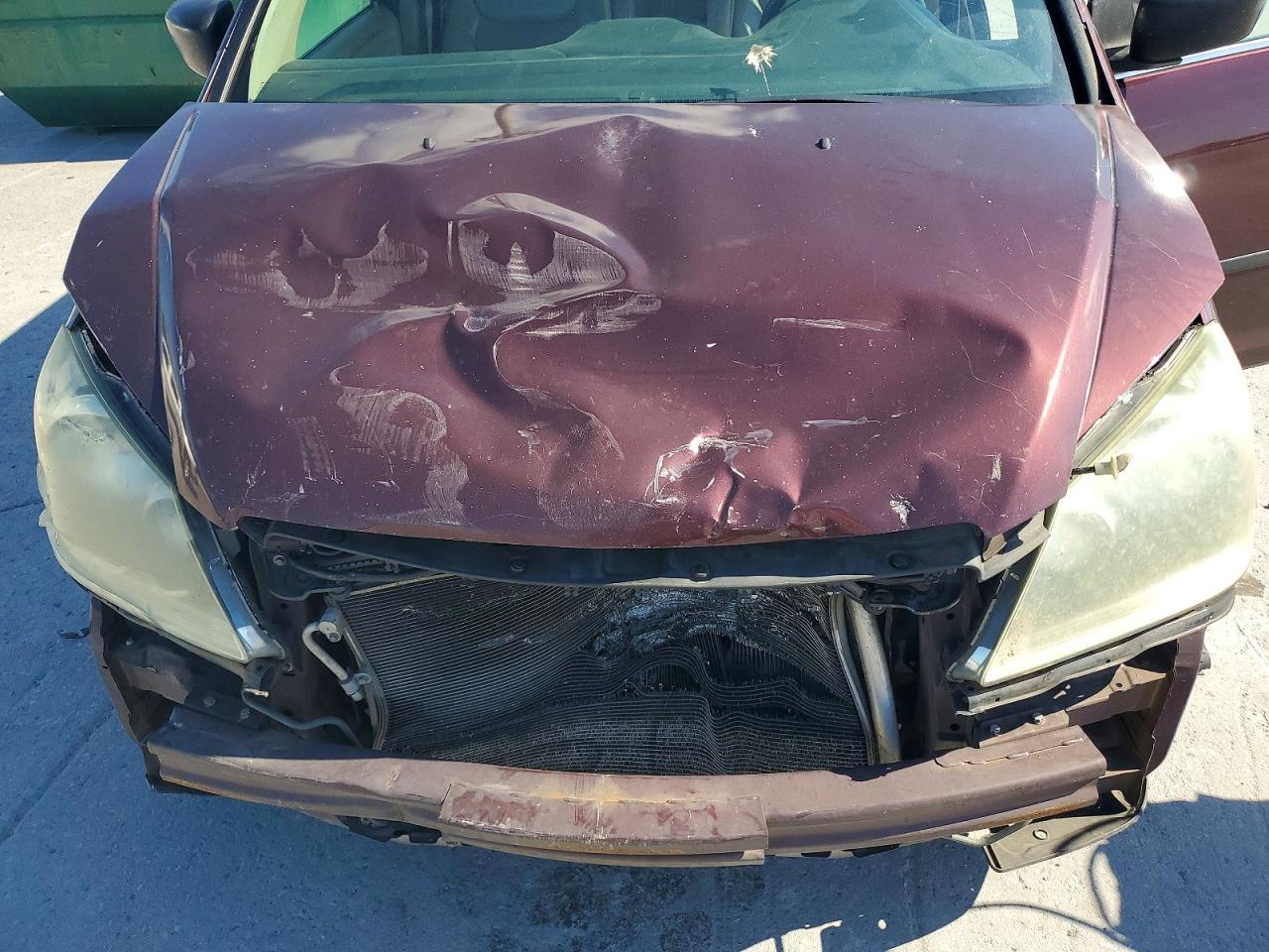 2007 Honda Odyssey Lx Maroon vin: 5FNRL38287B087616