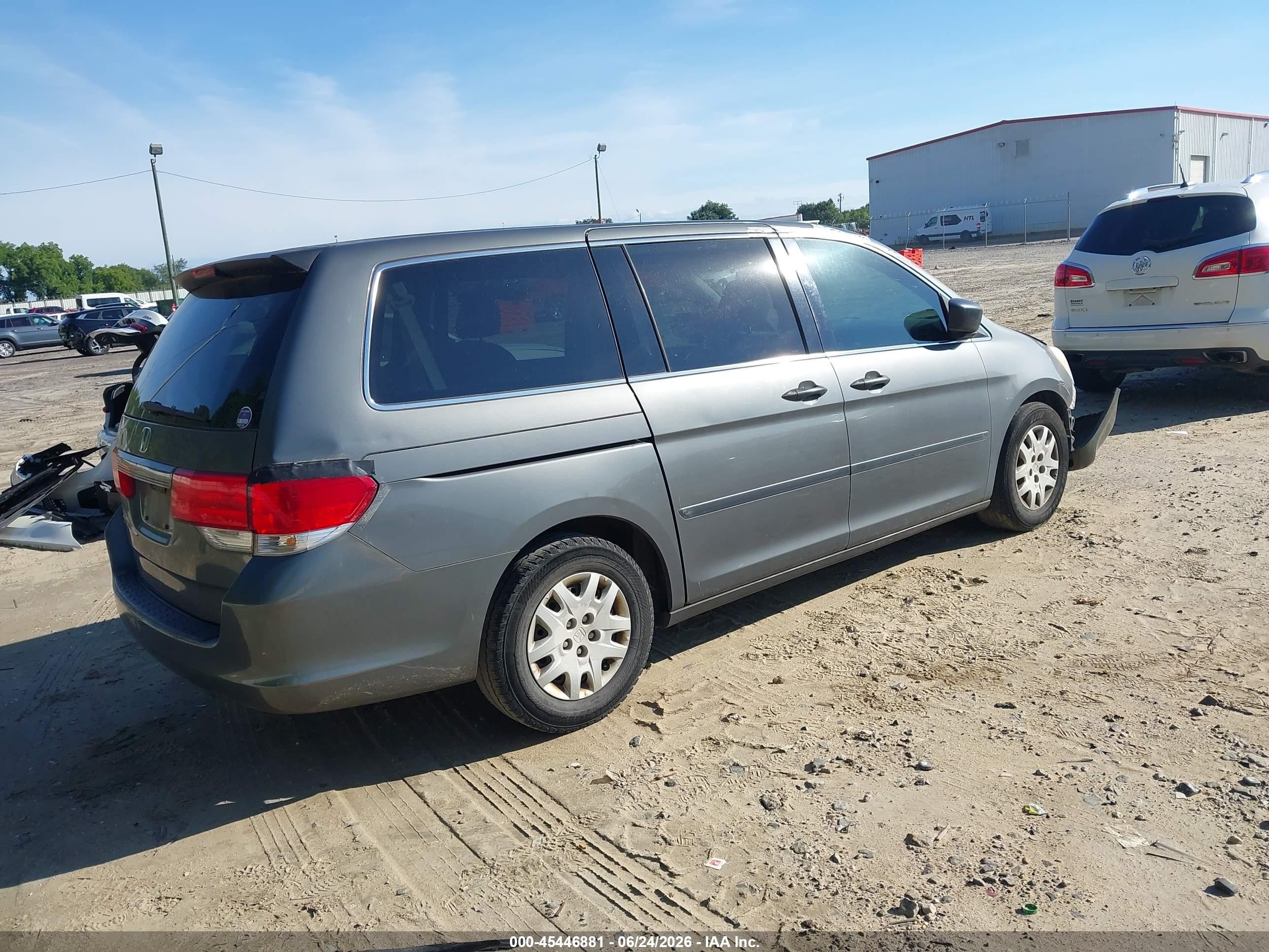 2008 Honda Odyssey Lx Gray vin: 5FNRL38288B076035