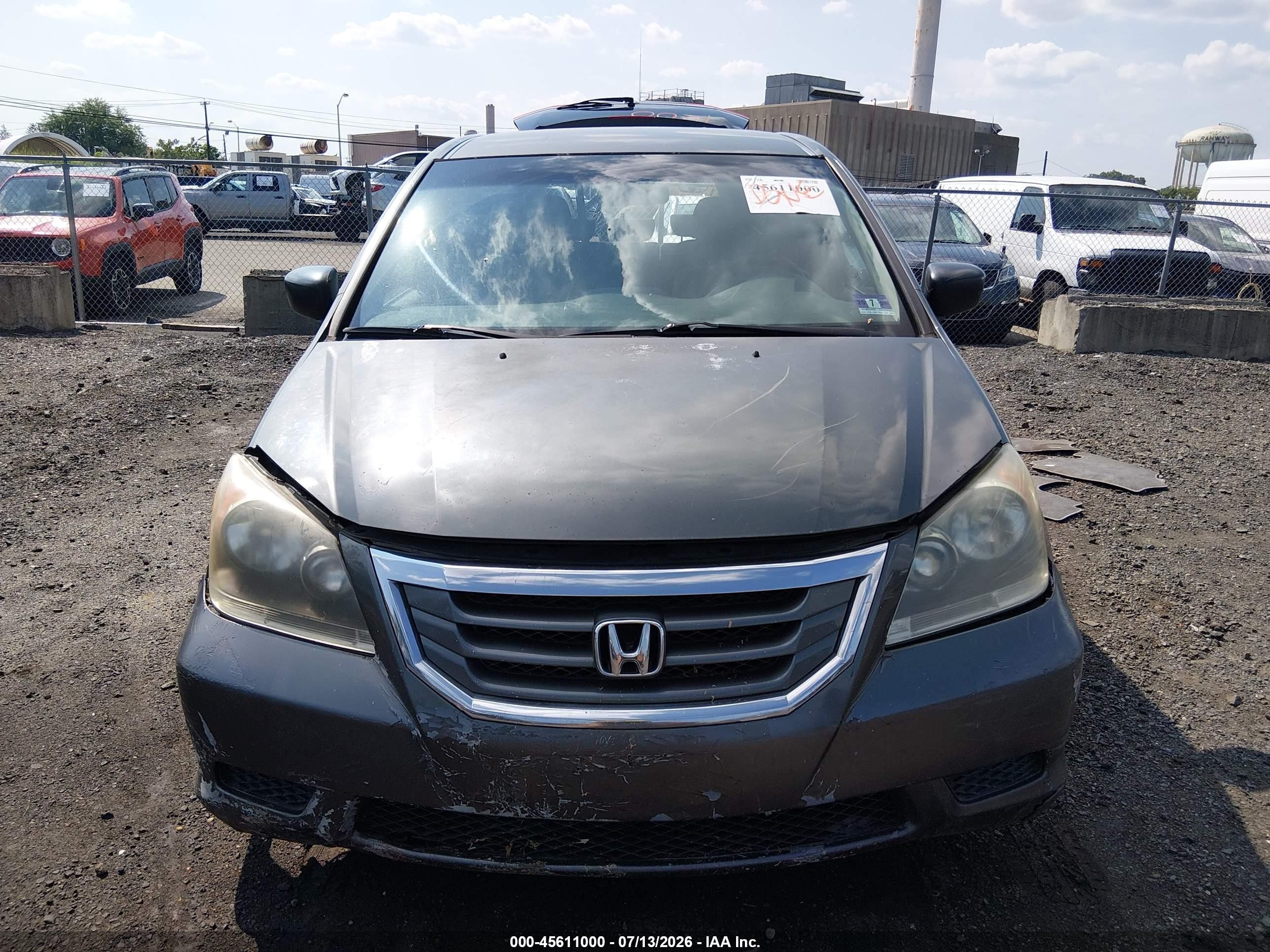 2008 Honda Odyssey Lx Серый vin: 5FNRL38298B069305