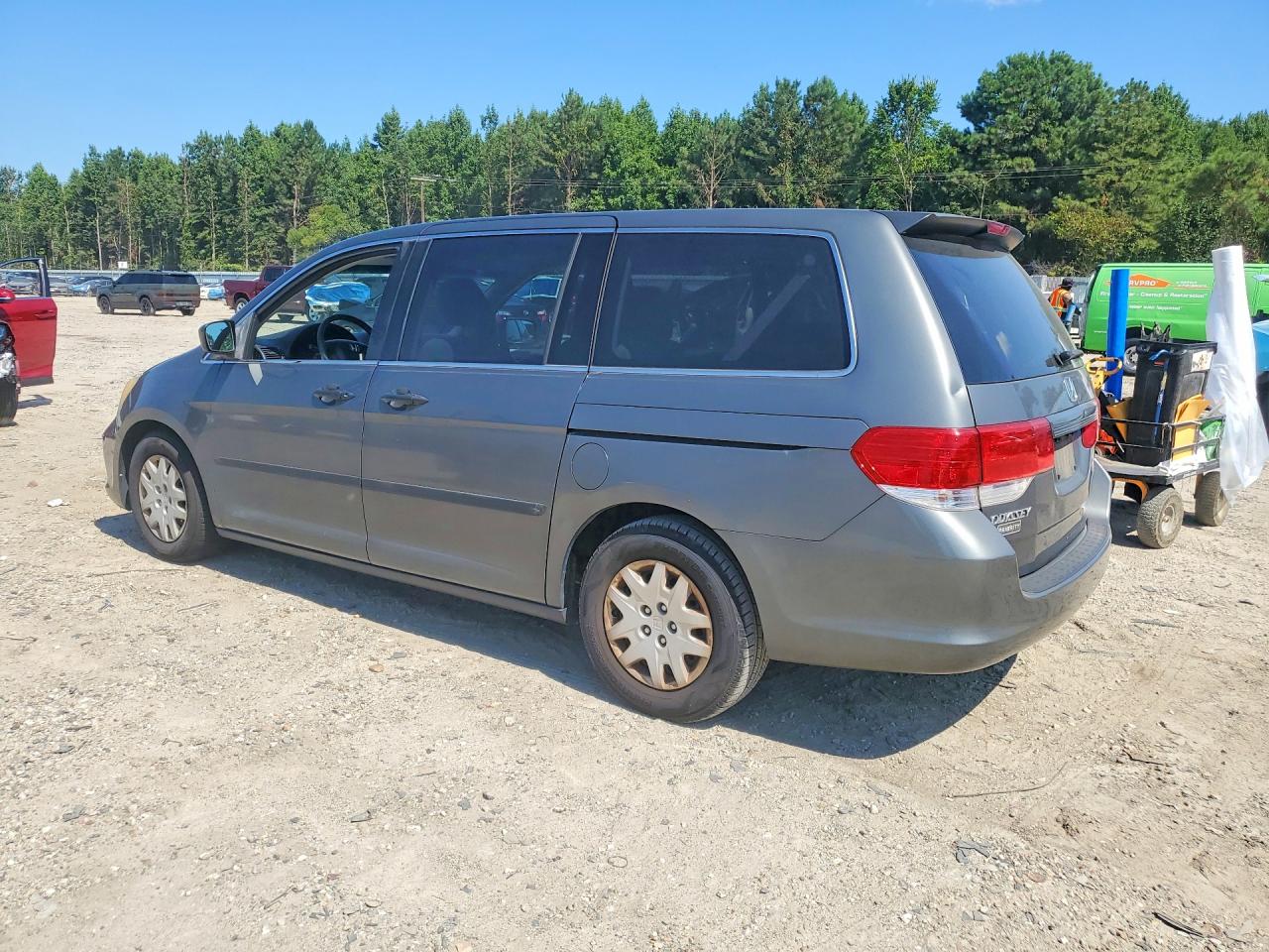2008 Honda Odyssey Lx Gray vin: 5FNRL38298B107731