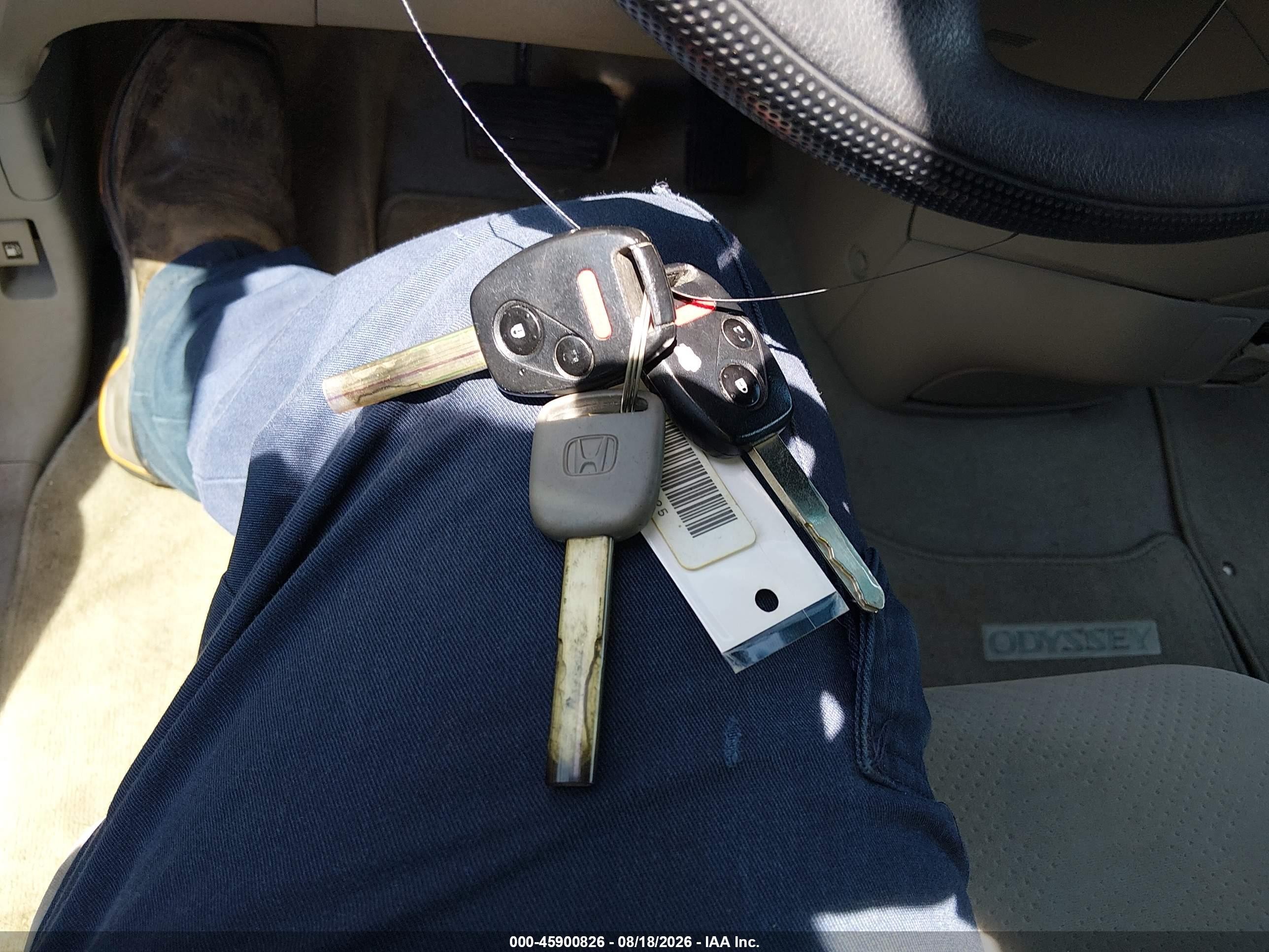 2005 Honda Odyssey Lx Gray vin: 5FNRL382X5B096122