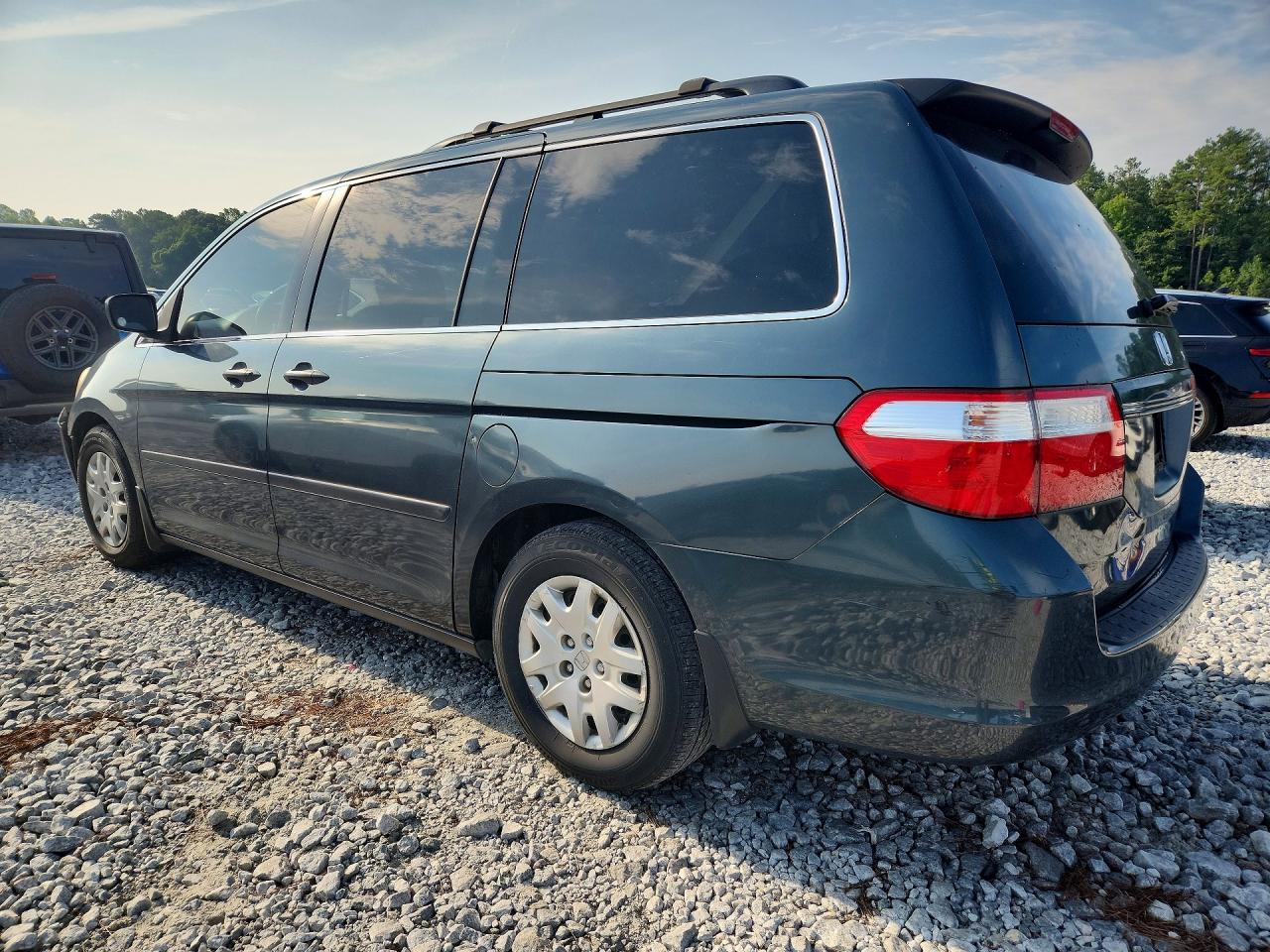 2005 Honda Odyssey Lx Gray vin: 5FNRL382X5B130978