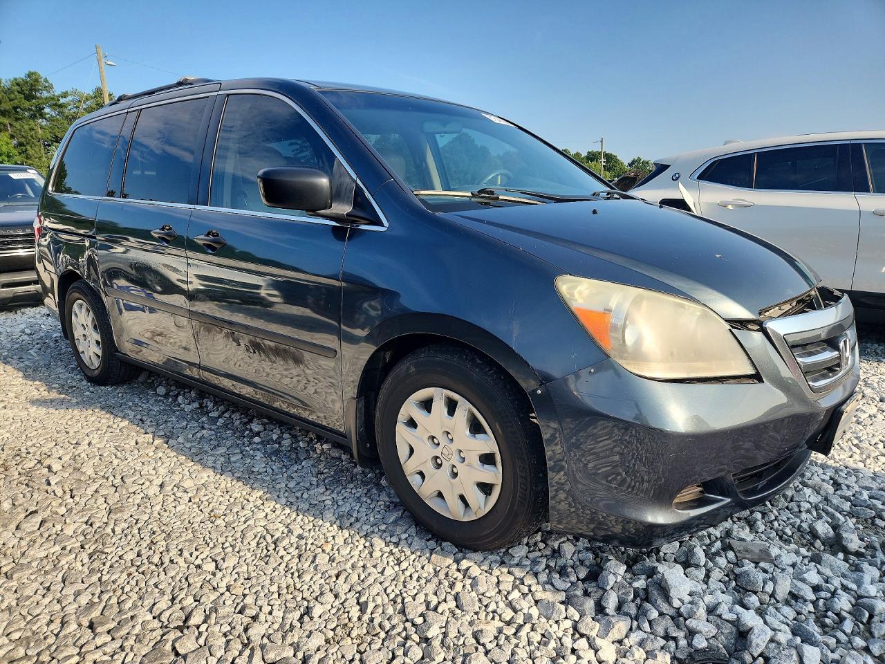 2005 Honda Odyssey Lx Gray vin: 5FNRL382X5B130978